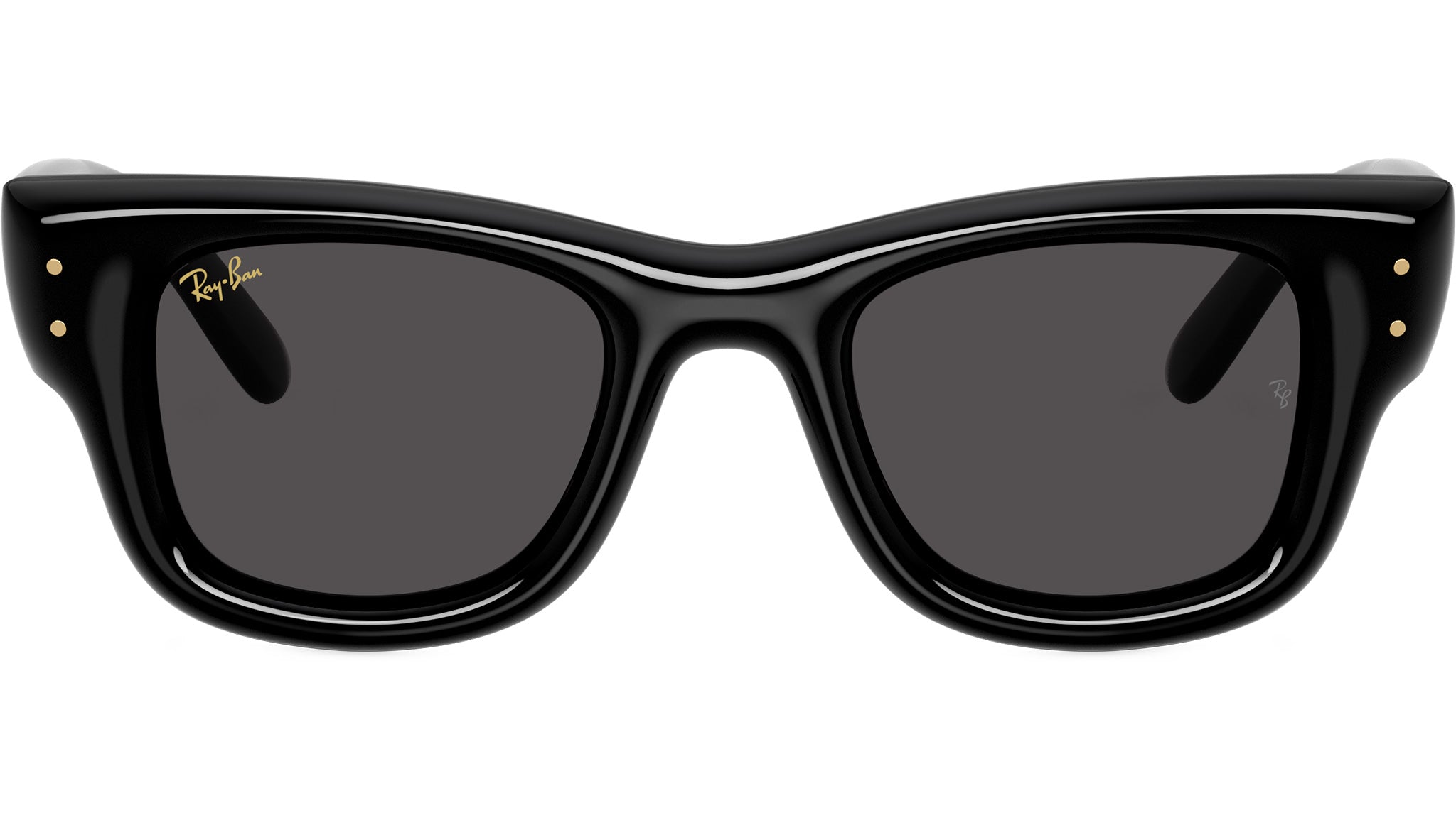 Ray-Ban WAYFARER ブラックサングラス WAYFARER PUFFER Sunglasses in Black and Dark Violet - RB4940 | Ray