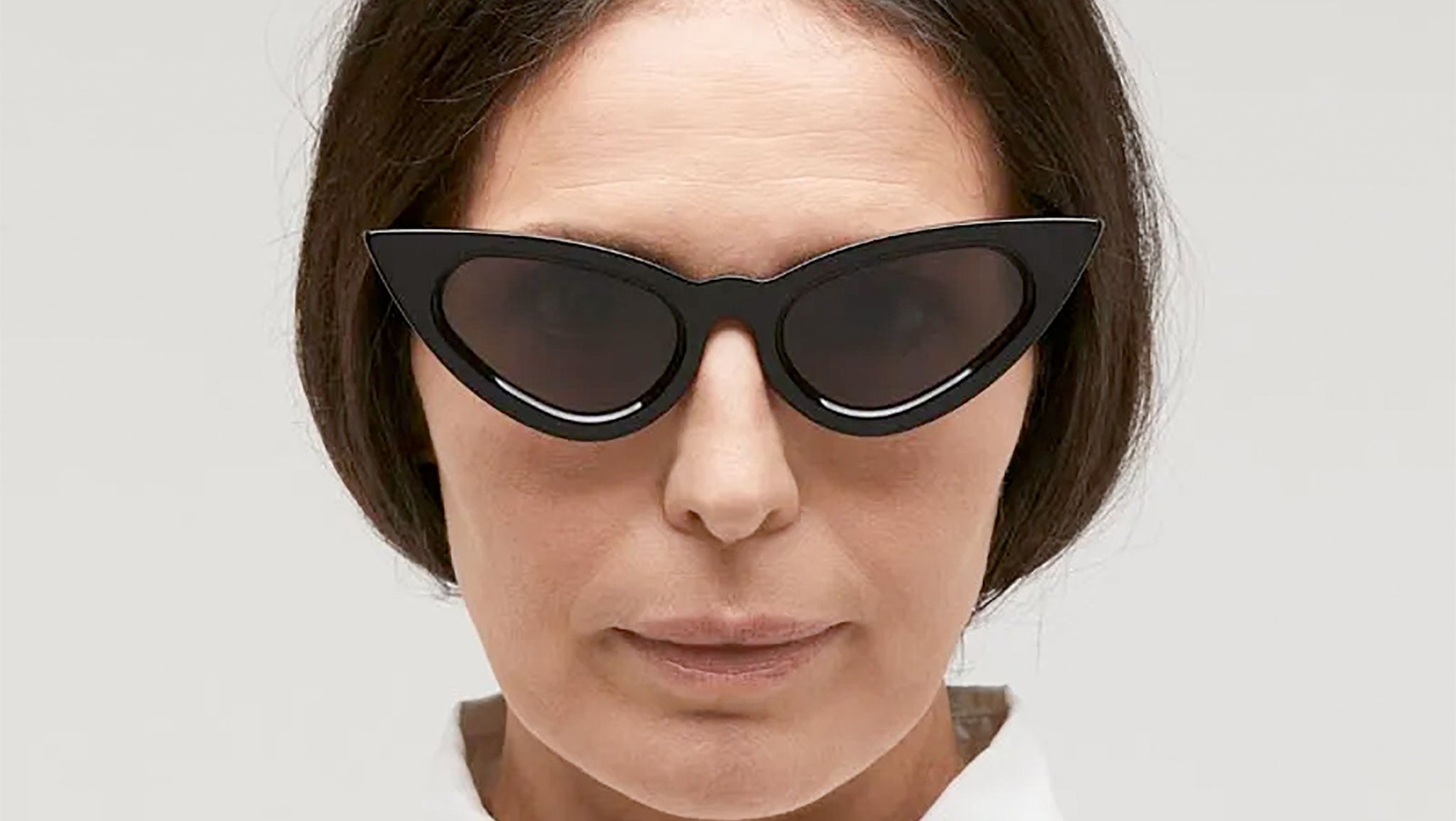 Kuboraum Y3 BS Sun Black Shine Grey Sunglasses - eye-oo.com