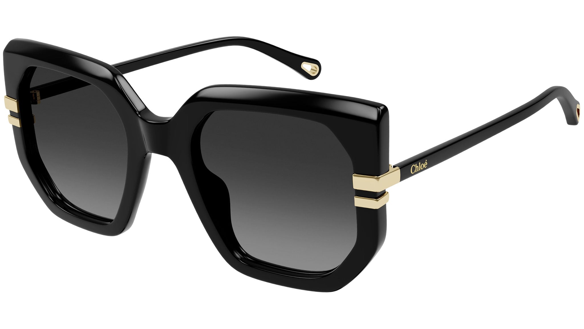 Chloé CH0240S 001 Sunglasses Black Black - Main Image