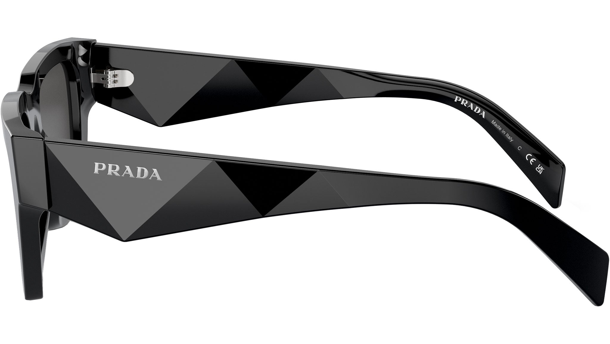 Prada PR A06S Sunglasses 16K08Z Black - eye-oo.com