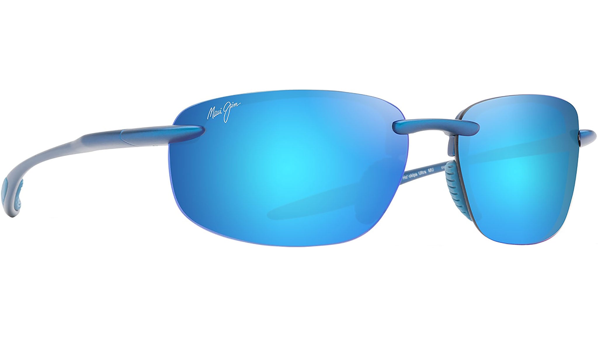 Maui Jim Hookipa Ultra B676 03 Sunglasses Metal Matte Blue