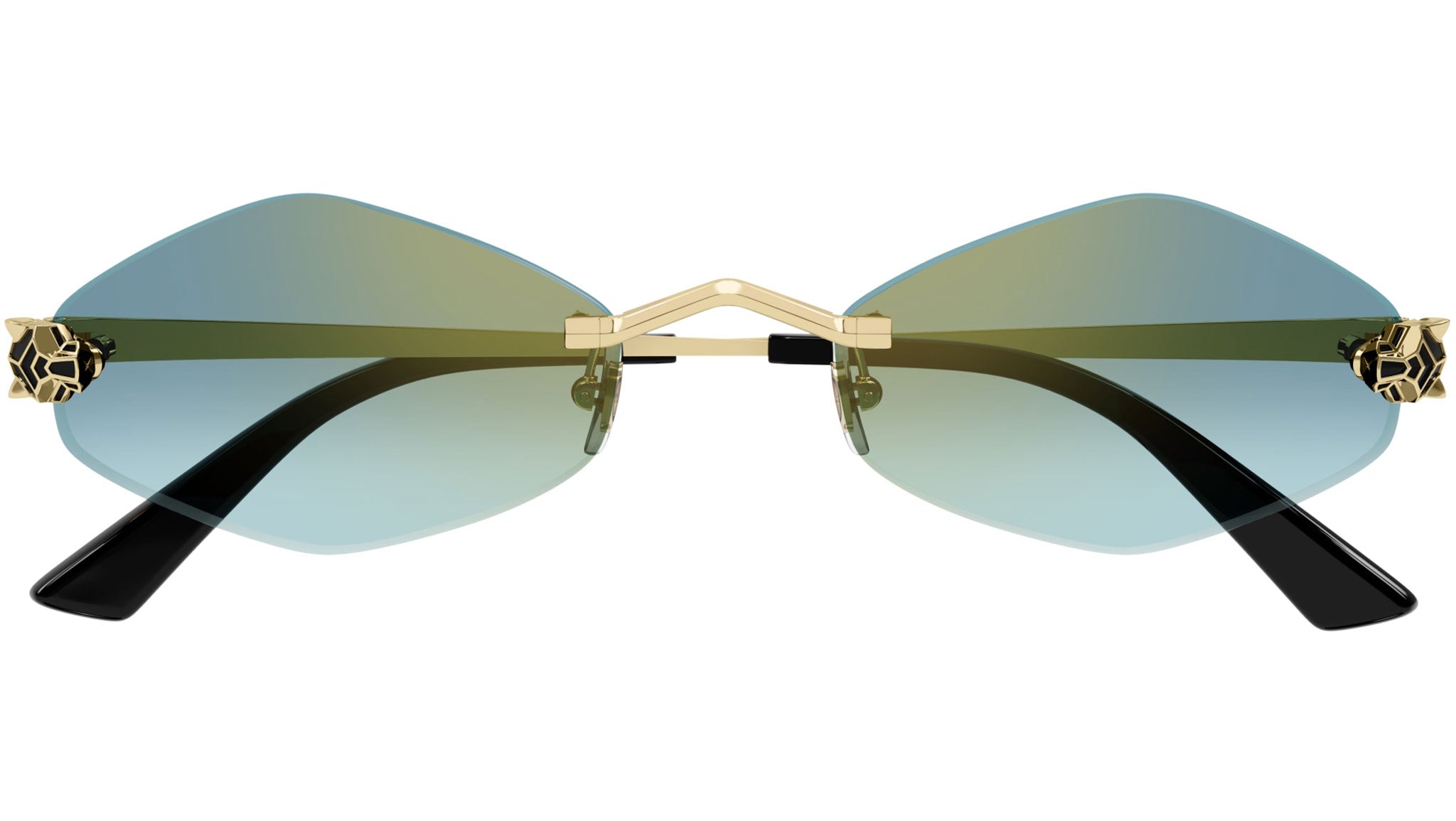 Cartier CT0433S 003 Sunglasses Shiny Gold - eye-oo.com