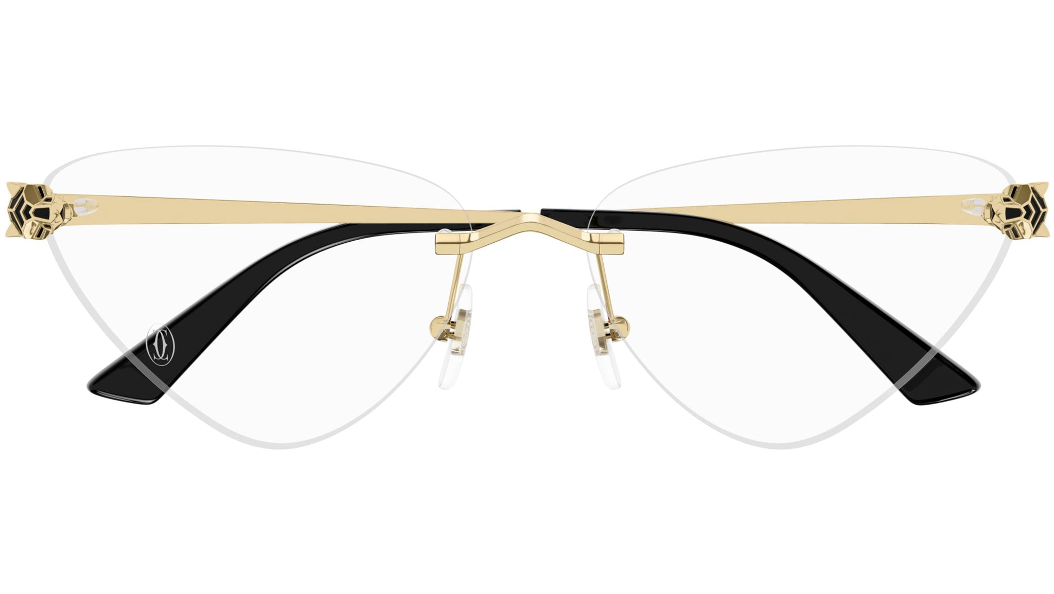 Cartier CT0448O 001 Eyeglasses Shiny Gold - eye-oo.com