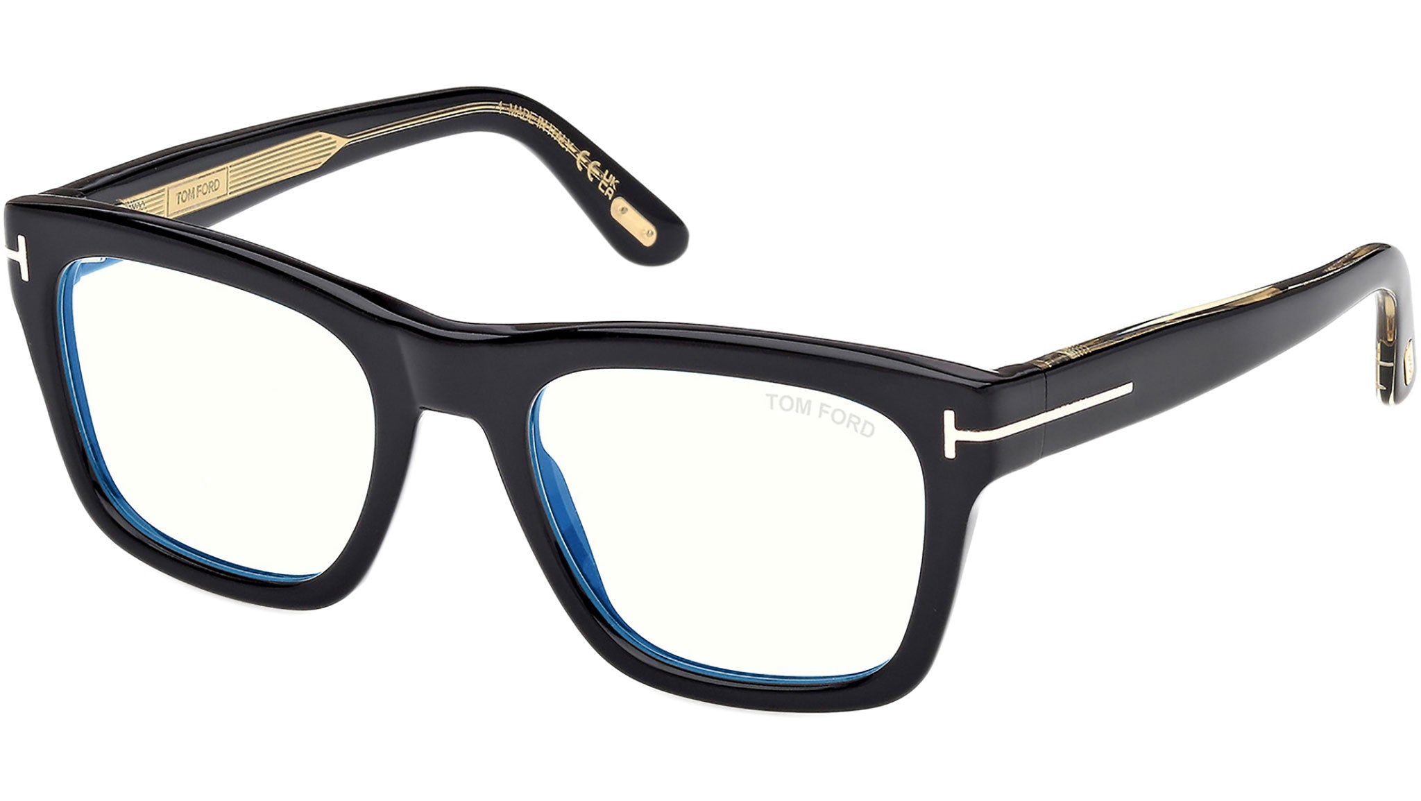 Tom Ford FT6076-B Icon Glasses 001 Shiny Black - eye-oo.com