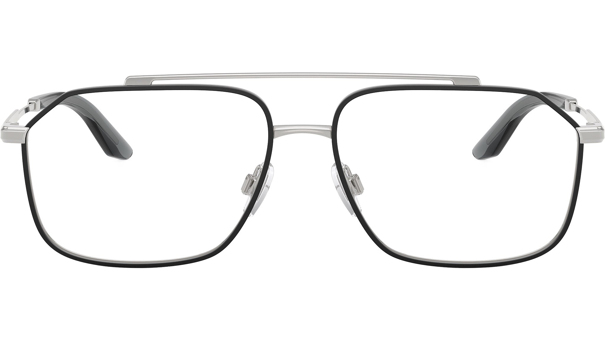 Dolce & Gabbana DG 1364 Glasses 1324 Silver / Matte Black - eye-oo.com