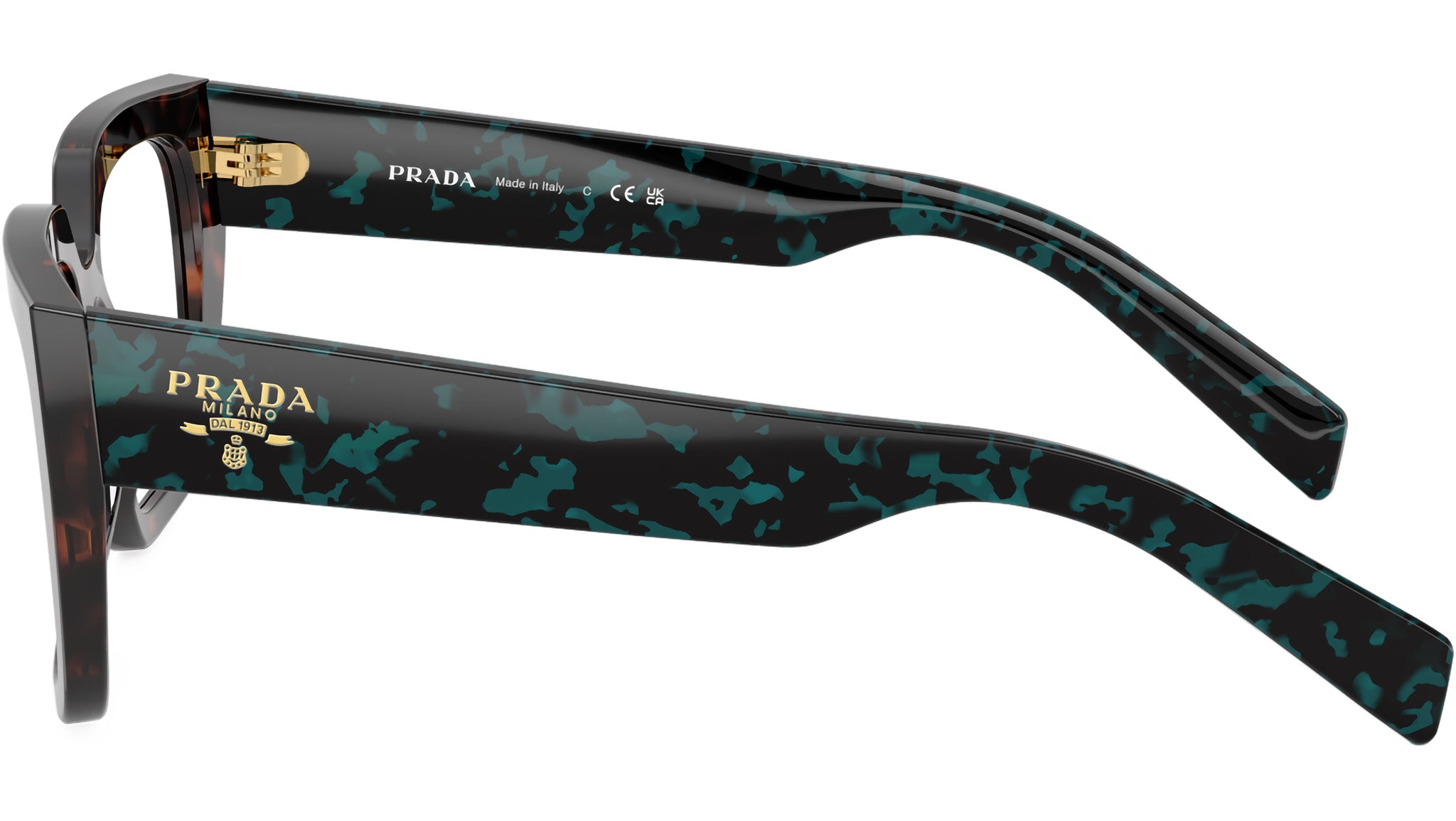 PR A03V Prada Glasses 18Z1O1 Root Tortoise - eye-oo.com