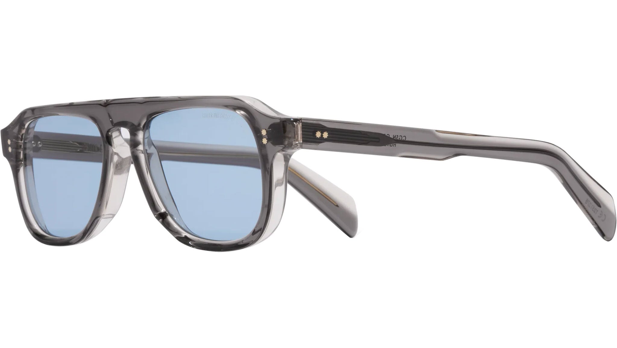 Cutler and Gross GR14 03 Sunglasses Grey On Granny Chic - eye-oo.com