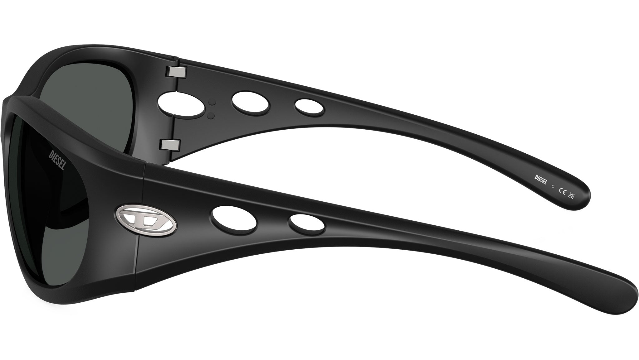 Diesel DL3012U Sunglasses 200287 Black Matte - eye-oo.com