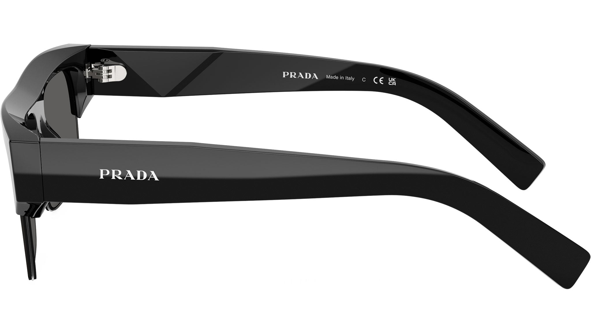 PR D12SU Prada Sunglasses 16K20Z Black - eye-oo.com