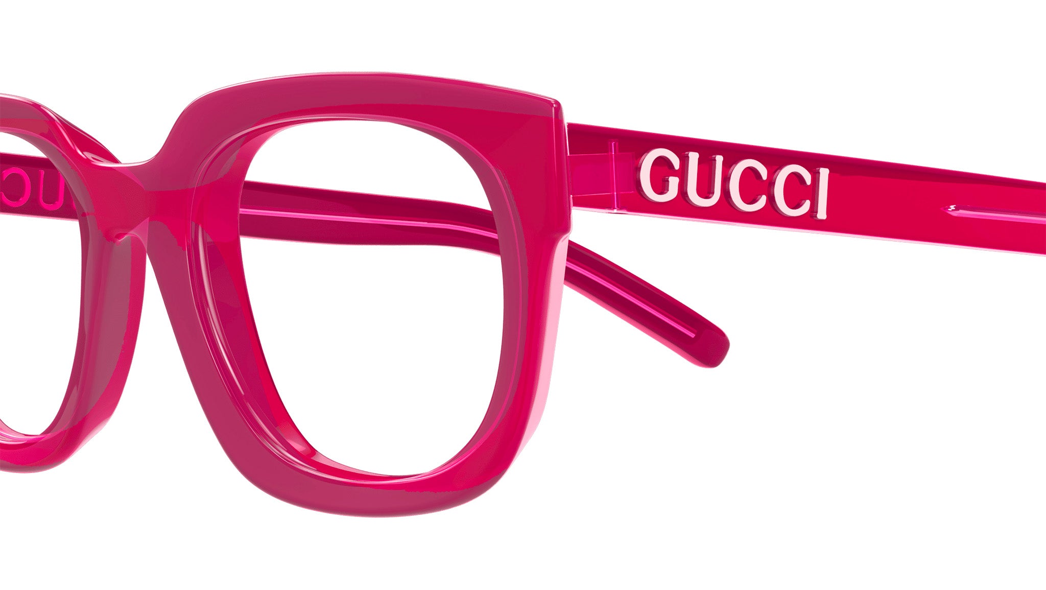Gucci Eyeglasses GG1721O 004 Pink Dark Cyclamen - eye-oo.com