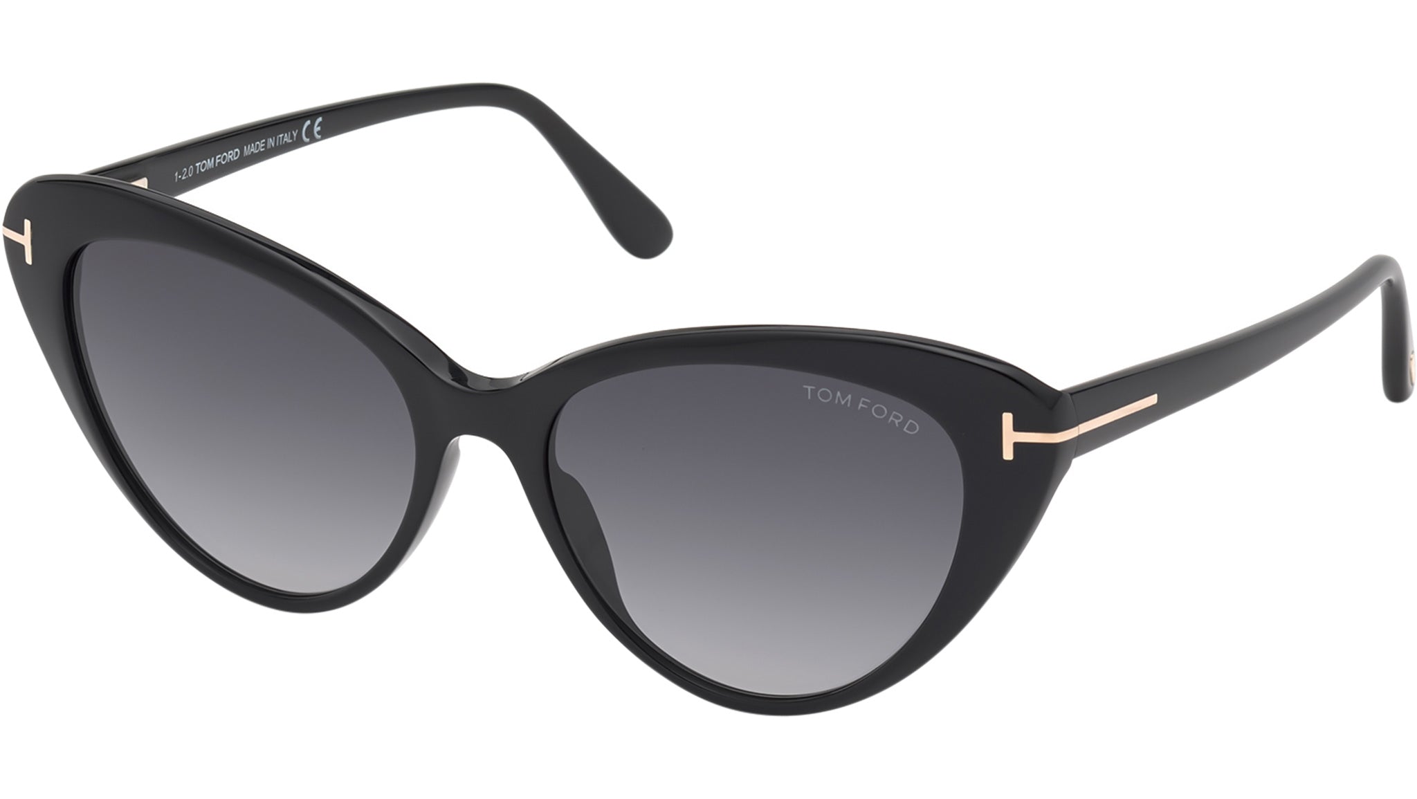 Tom Ford Harlow Acetate Cat-eye Sunglasses in Black Smoke TOM FORD Harlow 56MM Cat Eye Sunglasses | Saks Fifth Avenue main image 4