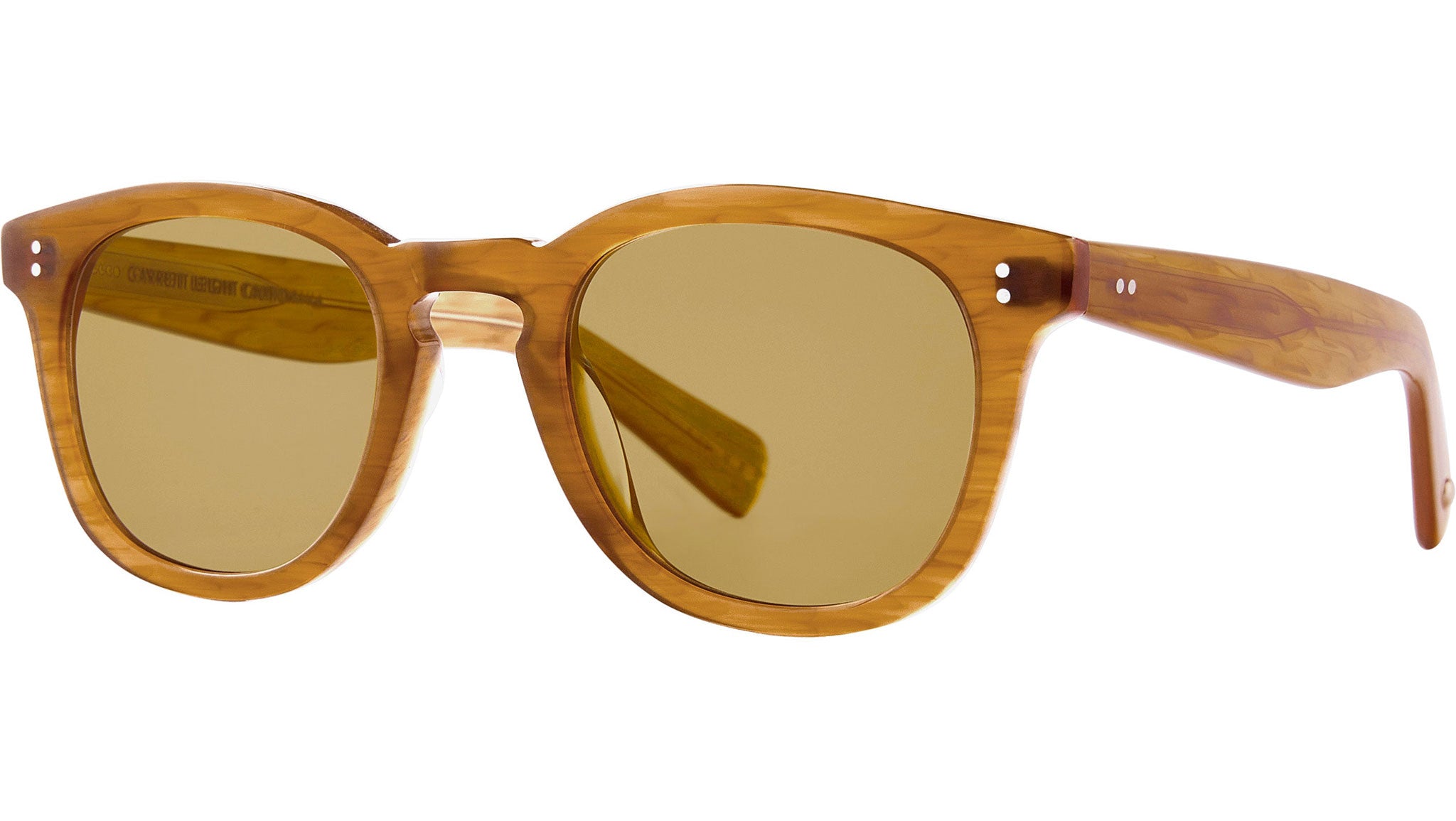 Garrett Leight Kinney II Sun BT/SFPM Sunglasses Butterscotch eye
