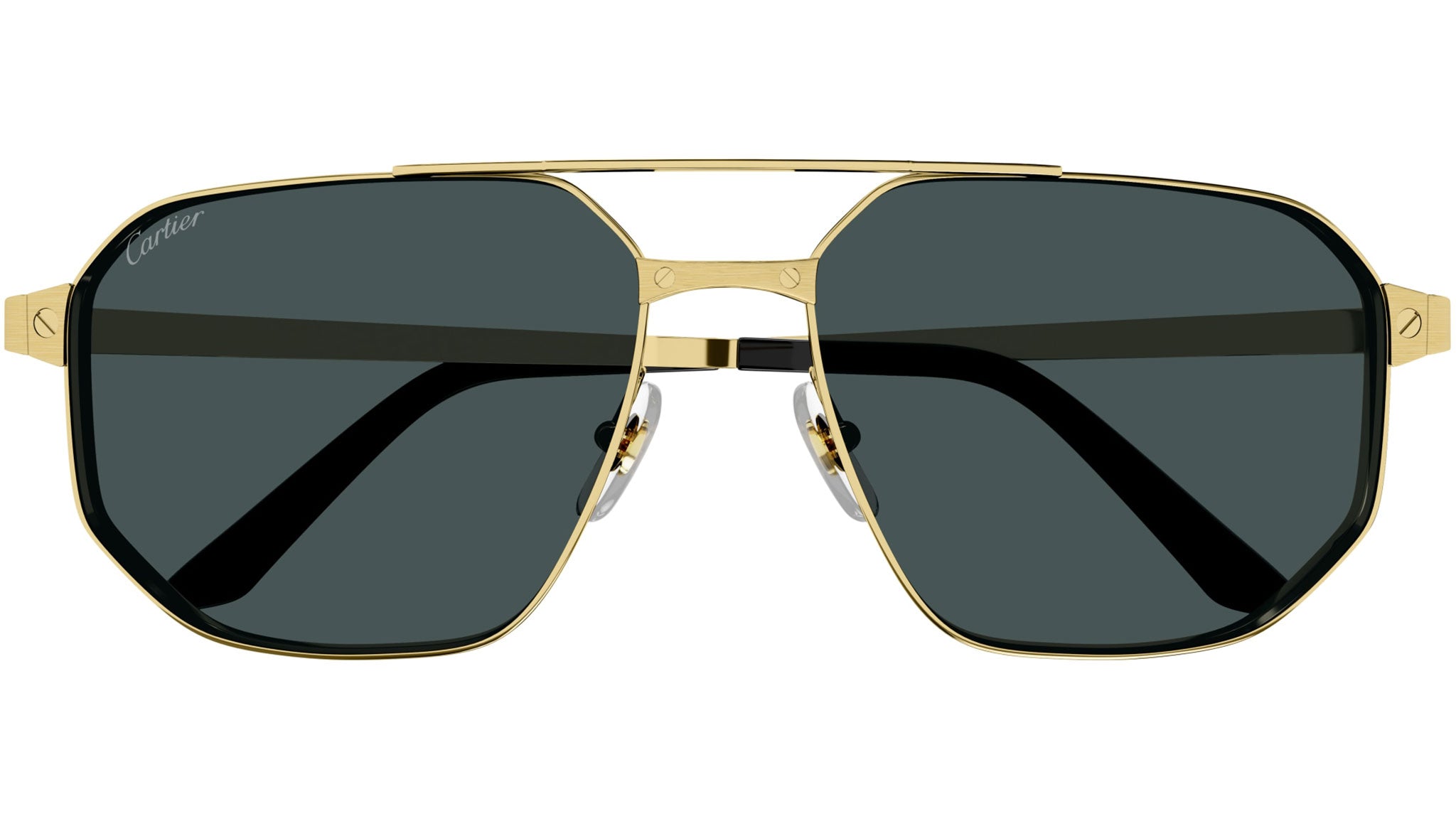 Cartier CT0462S 003 Sunglasses Shiny Gold - eye-oo.com