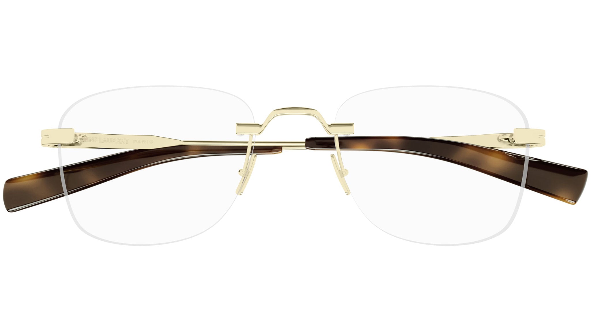 Saint Laurent SL 744 002 Light Gold Glasses - eye-oo.com