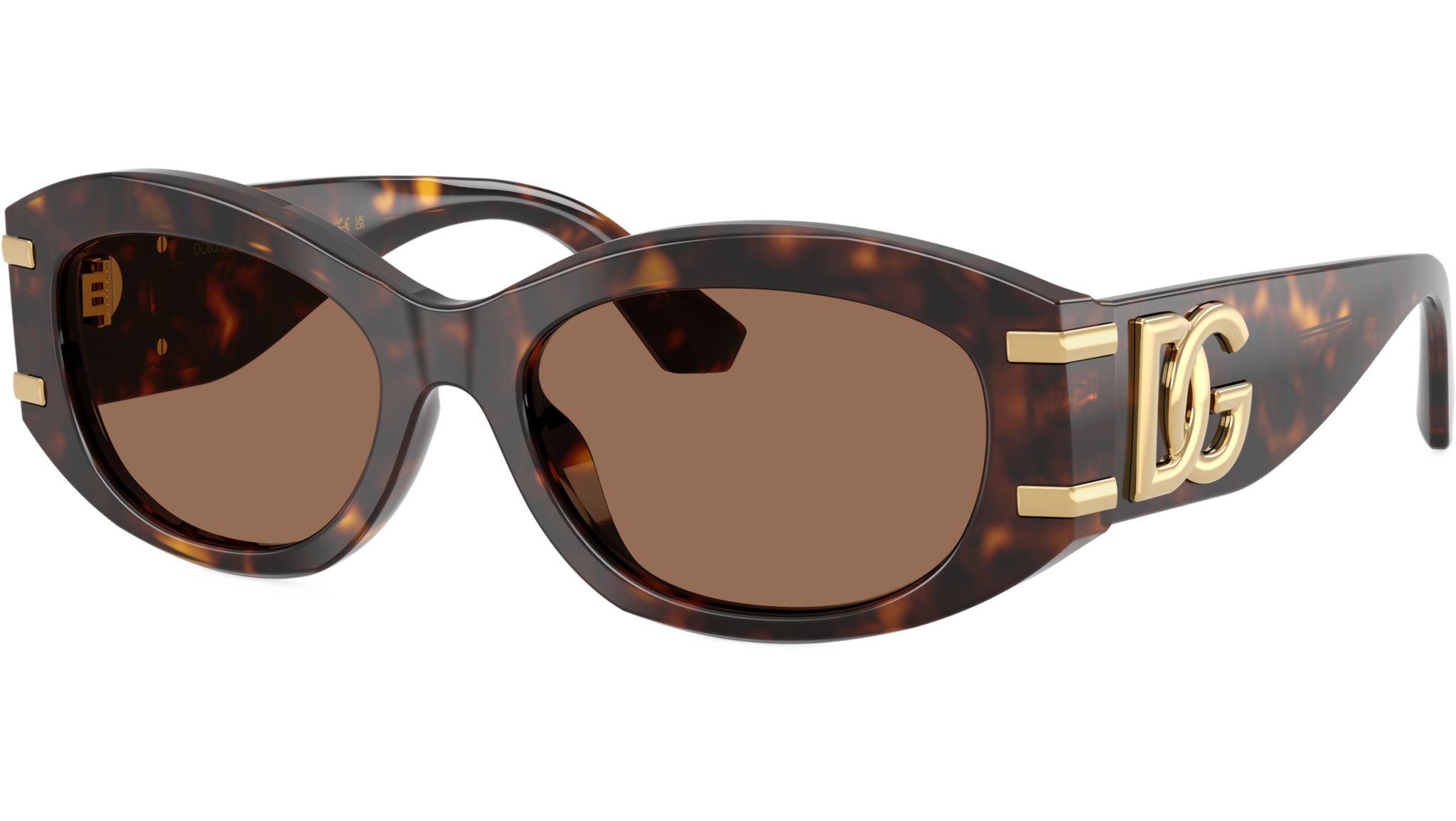 Dolce & Gabbana Women\'s Multicolor Tortoiseshell Sunglasses Dolce&Gabbana Cat Eye Tortoise Shell Women main image 3
