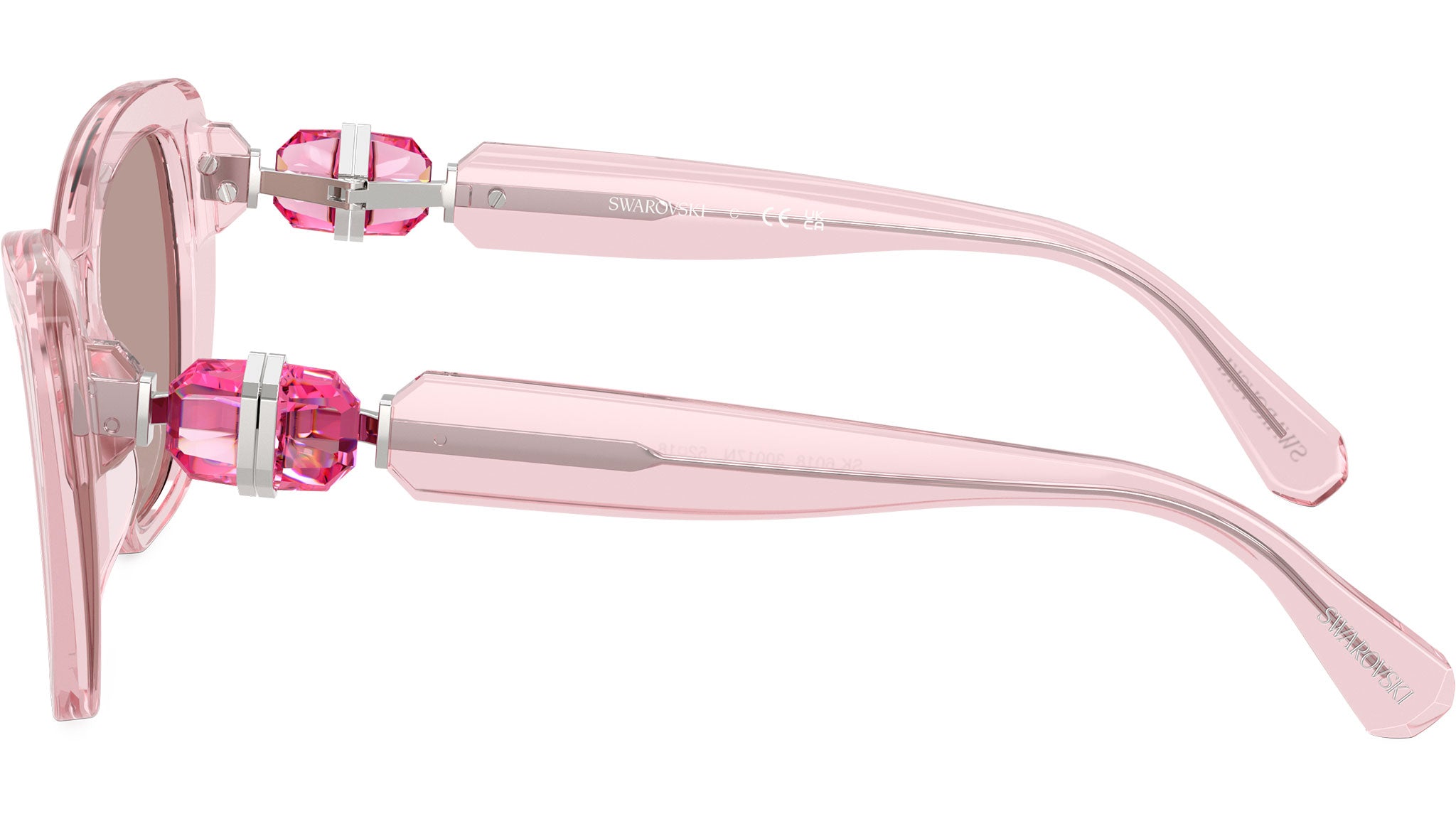 Swarovski SK6018 Sunglasses 30017N Transparent Pink - eye-oo.com