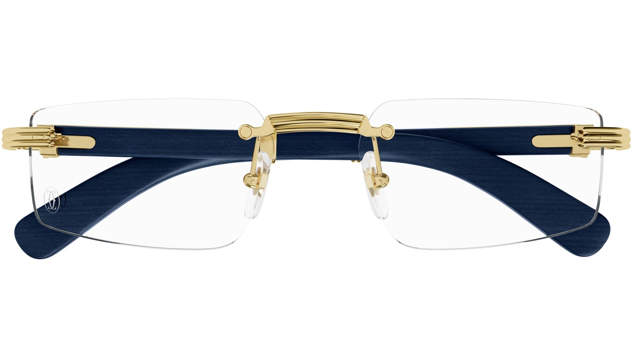 Cartier CT0485O 004 Eyeglasses Shiny Gold - eye-oo.com