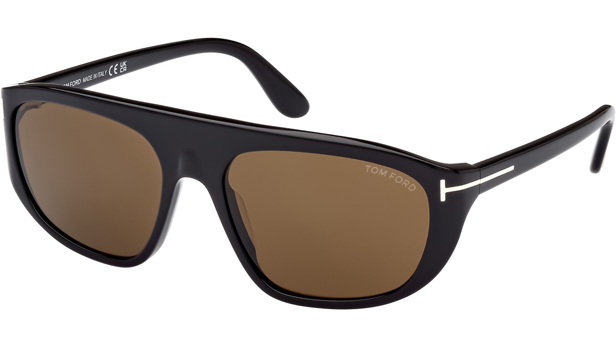 Tom Ford Edward-02 Sunglasses FT1002 01J Shiny Black - eye 
