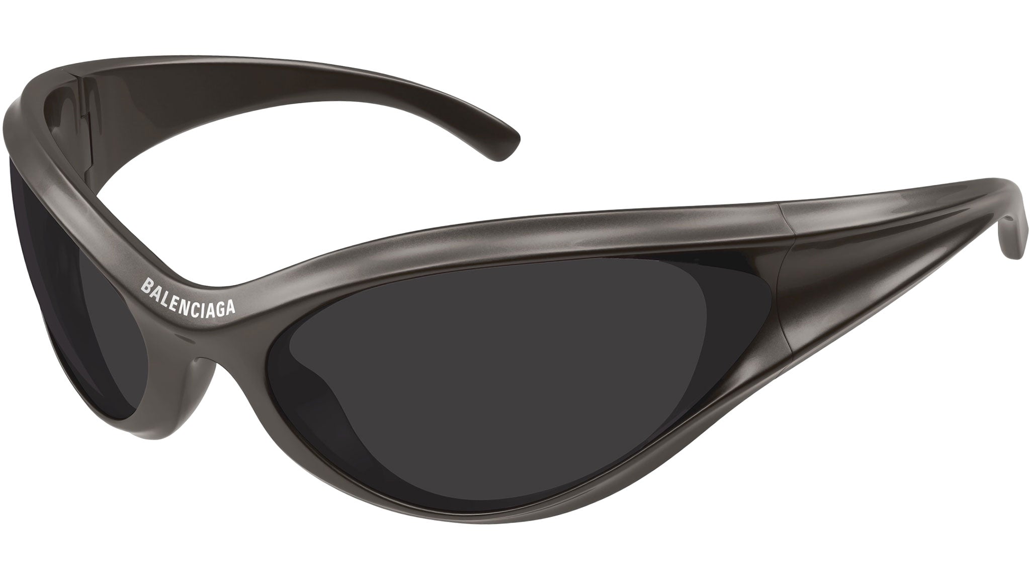 Balenciaga BB0317S Sunglasses 003 Shiny Grey - eye-oo.com