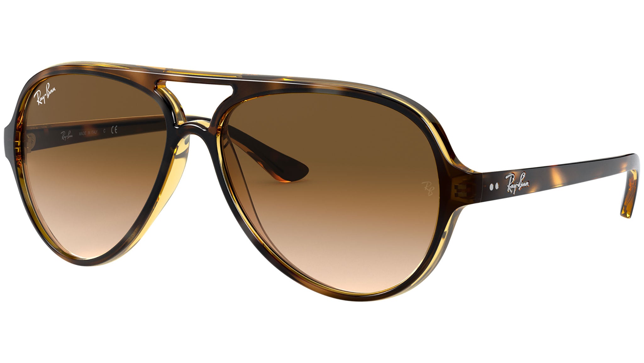 Ray-Ban Tortoise and Gold Sunglasses (59mm Pilot Sunglasses) Amazon.com: Ray-Ban RB3362 Cockpit 001/51 56MM Gold/Crystal  main image 4