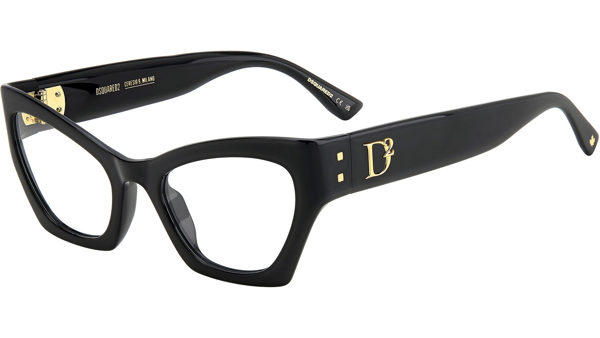 Dsquared2 D2 0133 807 Optical Frame Black - eye-oo.com