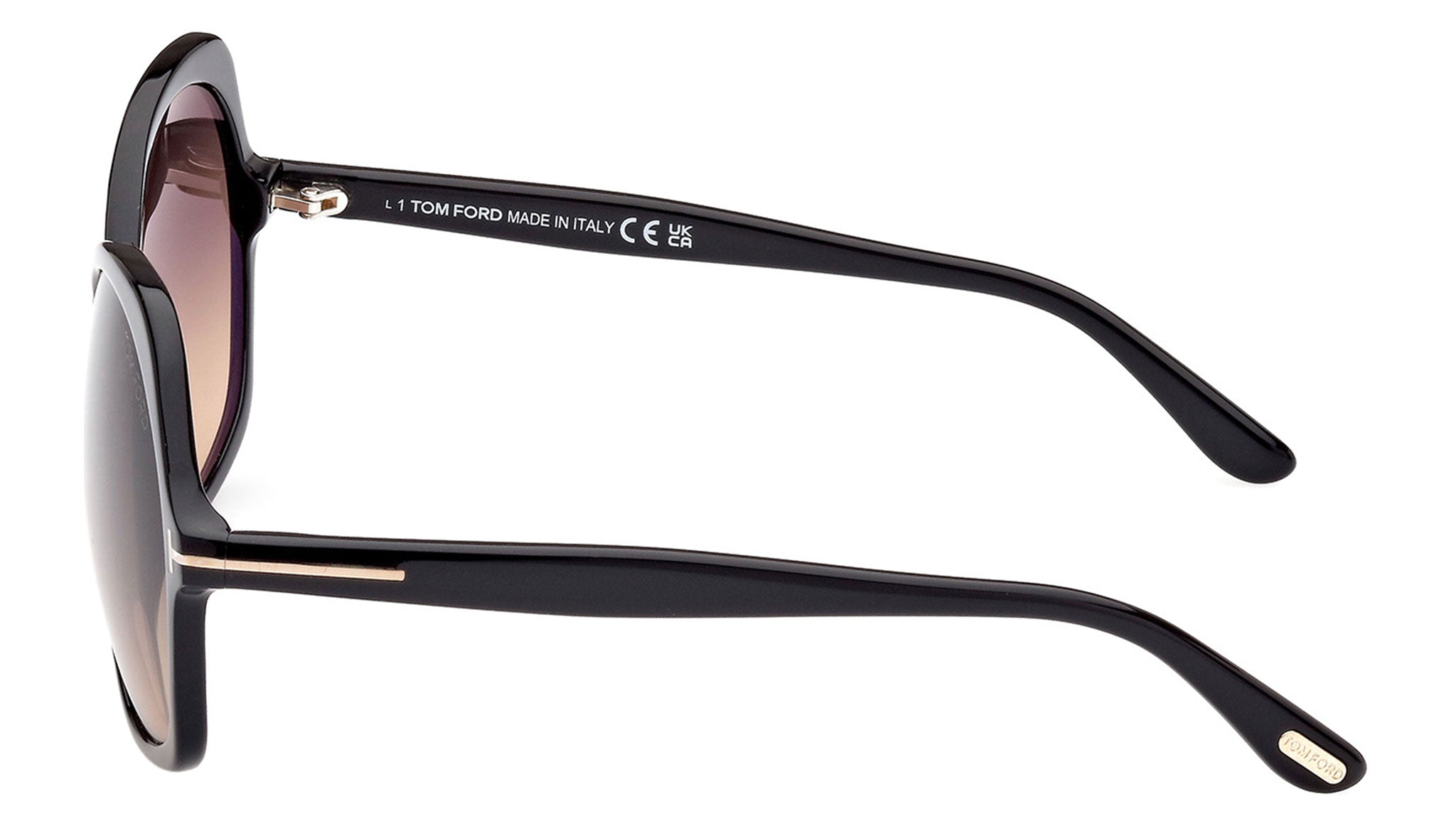 Tom Ford Rosemin FT1013 Sunglasses 01B Shiny Black - eye-oo.com