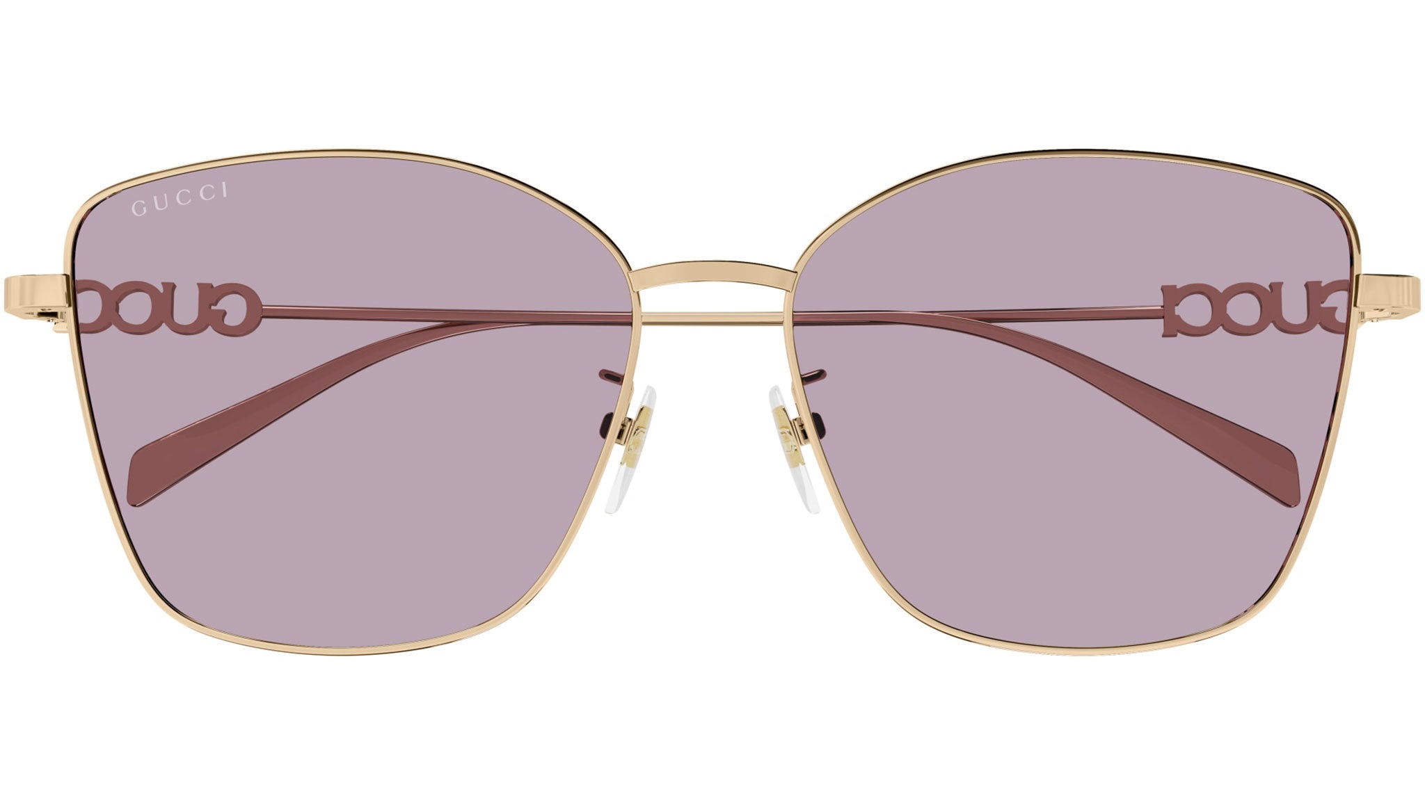 Gucci GG1805SA 003 Butterfly Sunglasses Rose Gold - eye-oo.com display picture 3