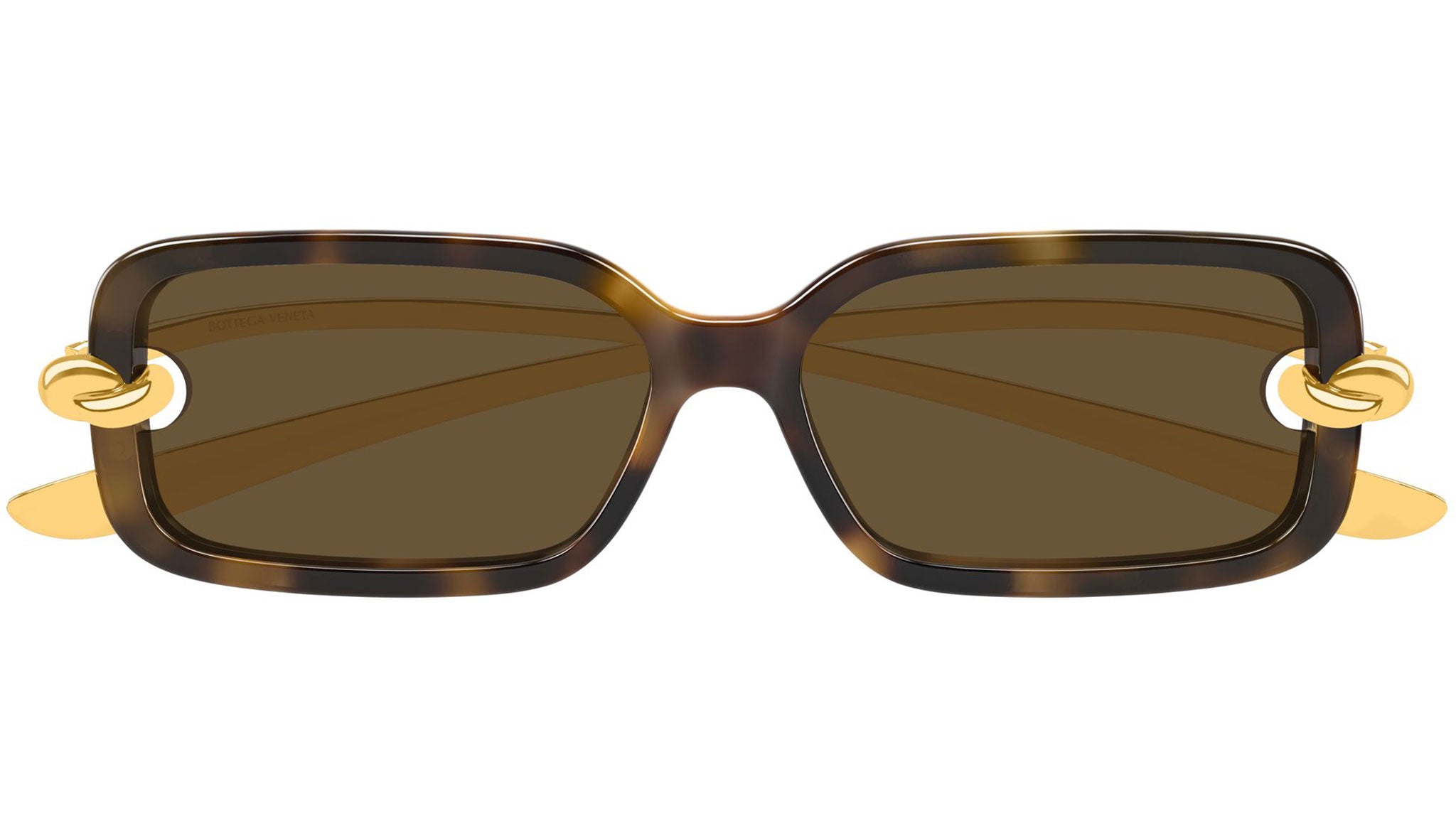 BOTTEGA VENETA TORTOISE SHELL SQUARE SUNGLASSES BOTTEGA VENETA EYEWEAR Ribbon square-frame acetate  main image 2