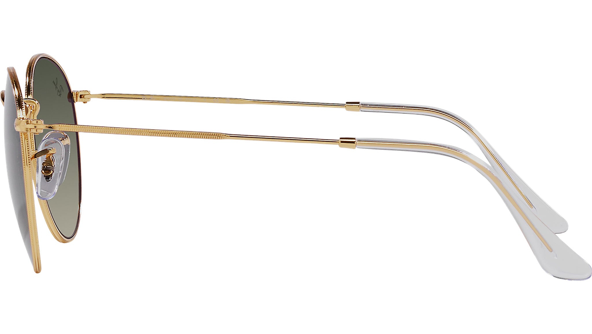 Ray-Ban Round Metal RB3447 001/71 Gold Sunglasses - eye-oo.com