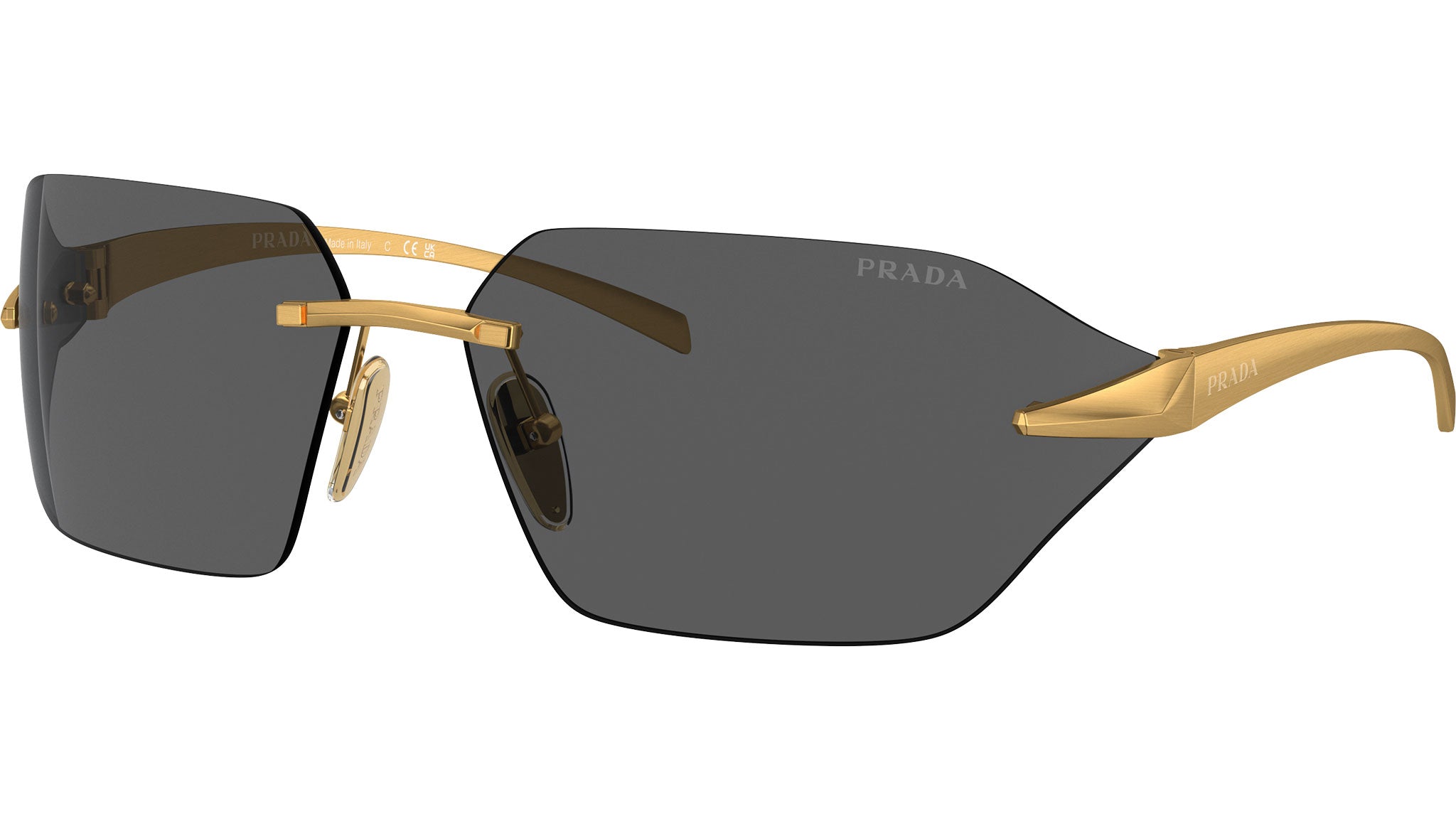 Prada PR A55S Sunglasses 15N5S0 Gold - Main Image