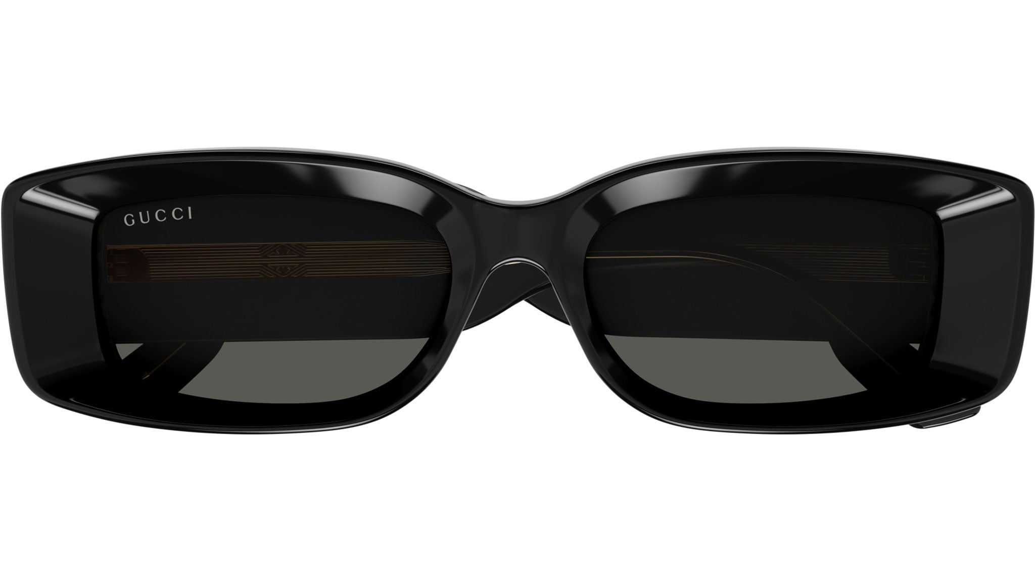 NEW GUCCI SQUARE SUNGLASSES GUCCI GG1528S 001 BLACK GREY EYEWEAR Gucci GG1528S 001 Sunglasses - US main image 3