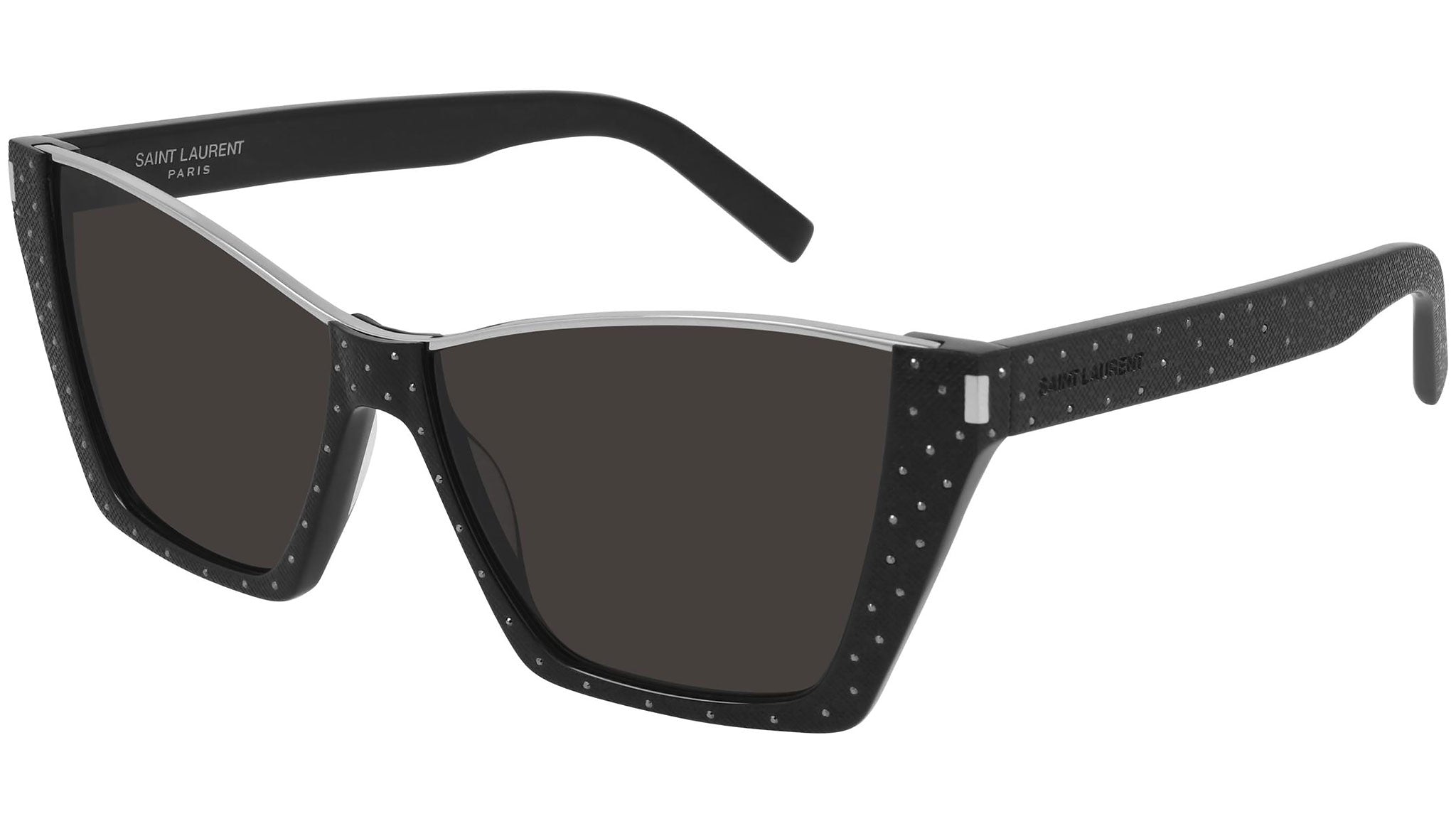 Saint Laurent Women\'s Sunglasses Frames SL 369 005 Kate Italy 58-13-140 ?SAINT LAURENT SL 369 KATE 005 Black Square Women main image 4