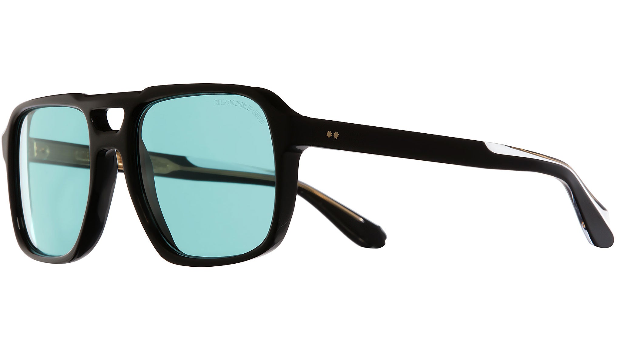 Cutler & Gross 1394 アビエイター フレーム サングラス Cutler and Gross 1394 Sunglasses 01 Black - eye-oo.com