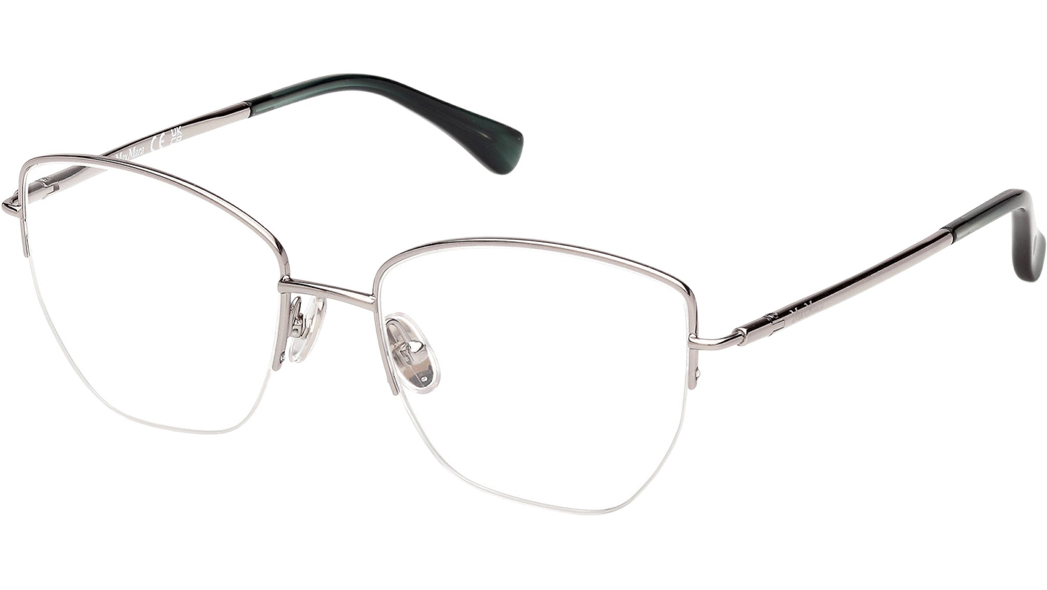 Max Mara MM5234 Glasses MM5234 014 Shiny Light Ruthenium  display picture 2