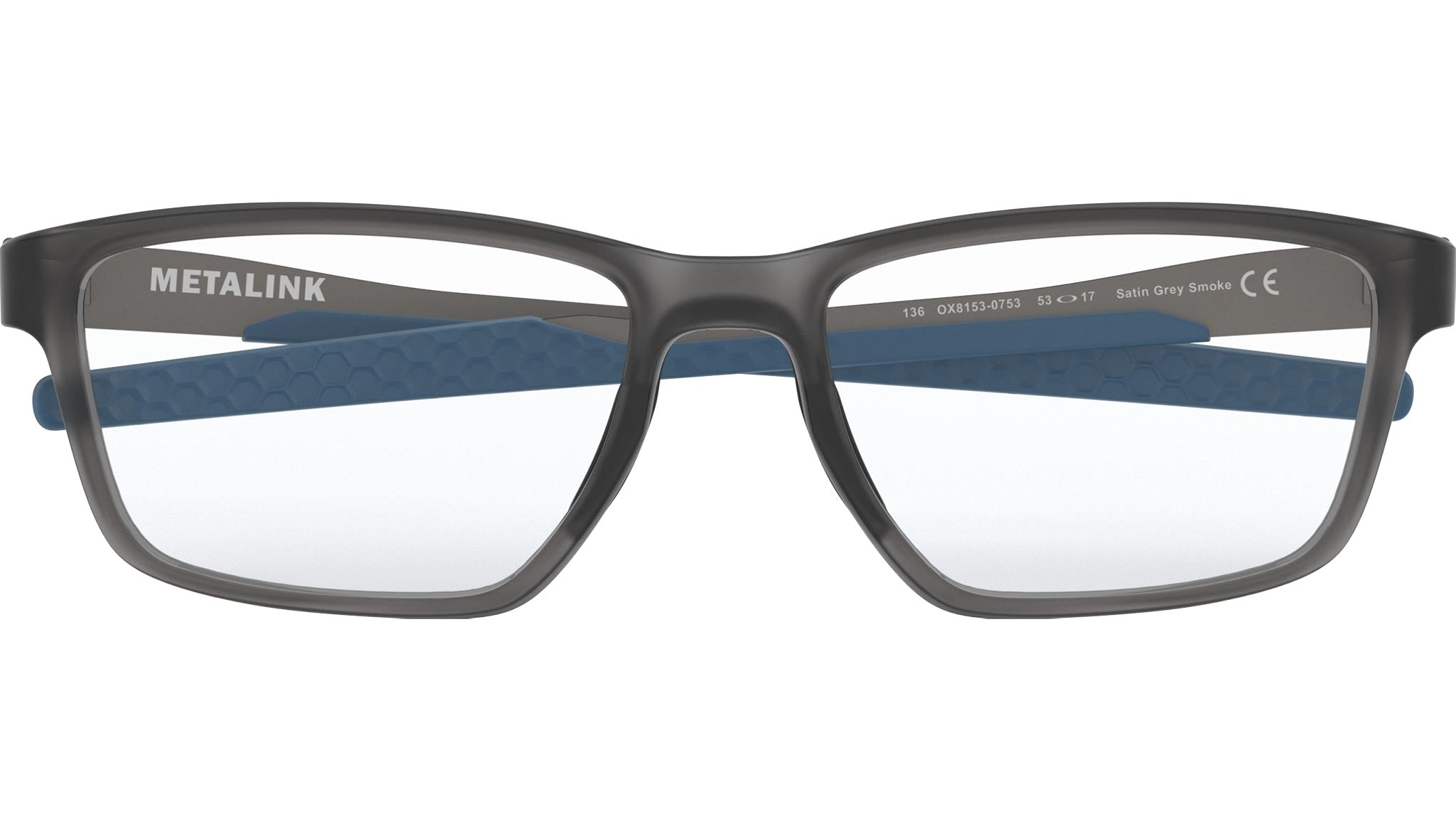 Oakley OX8153 Metalink - Satin Grey Eyeglasses Oakley OX8153 Metalink - Satin Grey Eyeglasses