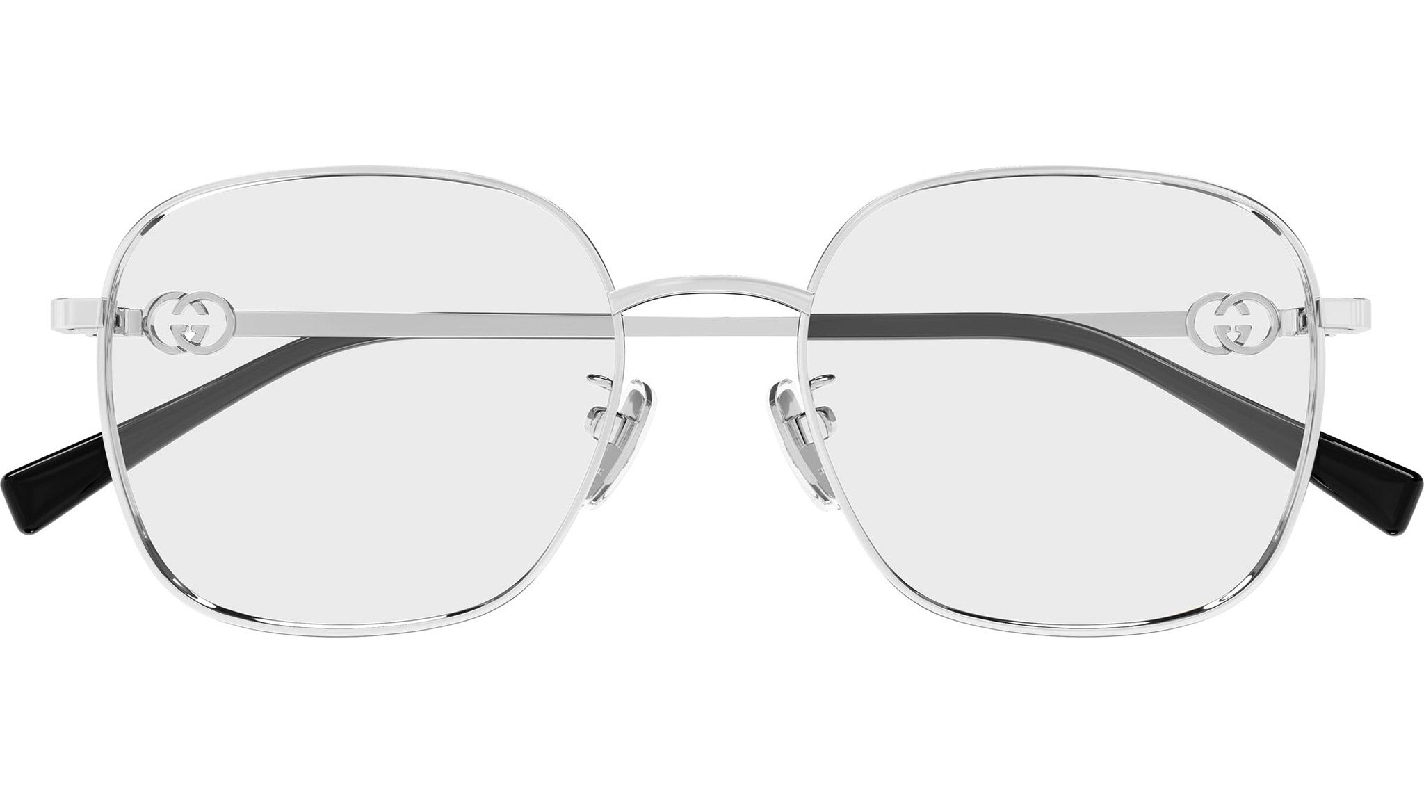 Gucci GG2006OA 002 Silver Panthos Eyeglasses - eye-oo.com