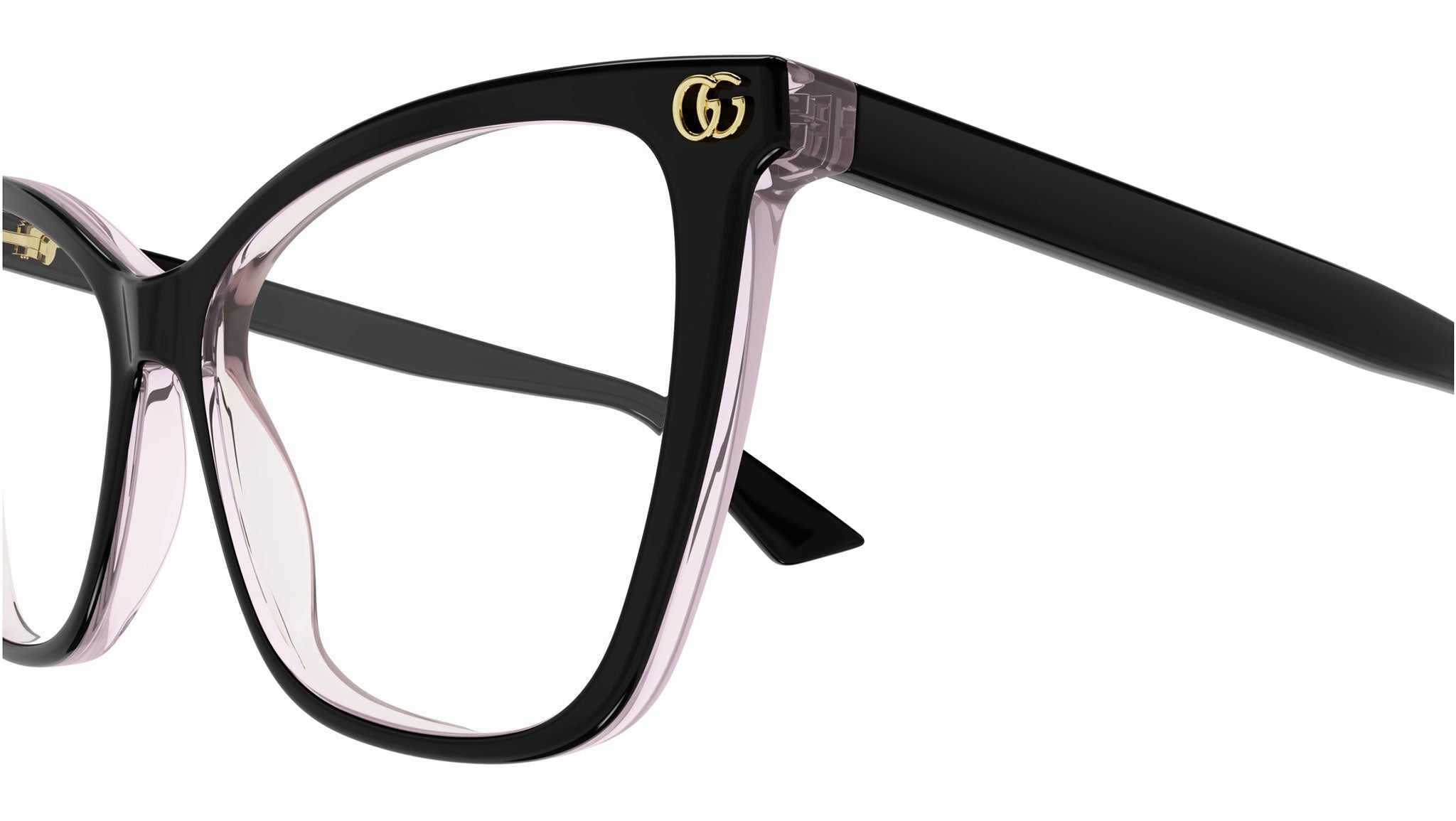 Gucci Eyeglasses GG1817O 003 Black Light Red - eye-oo.com display picture 3