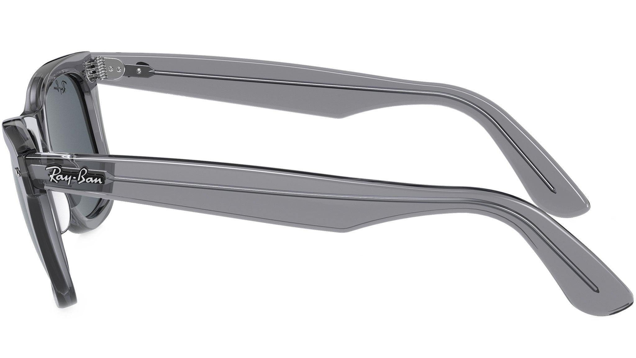 Ray-Ban Wayfarer Sunglasses RB2140 6773R5 Transparent Grey - eye