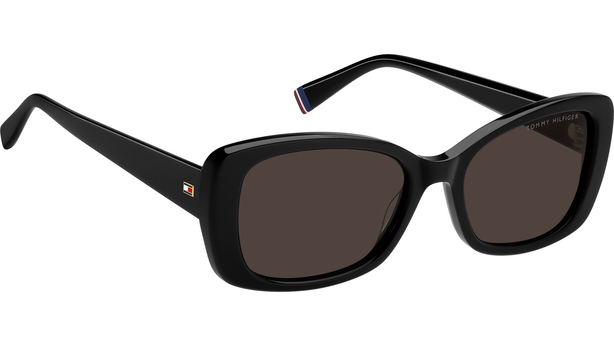 Tommy Hilfiger Black Unisex Sunglasses Black Rim Amazon.com: Tommy Hilfiger Men main image 3