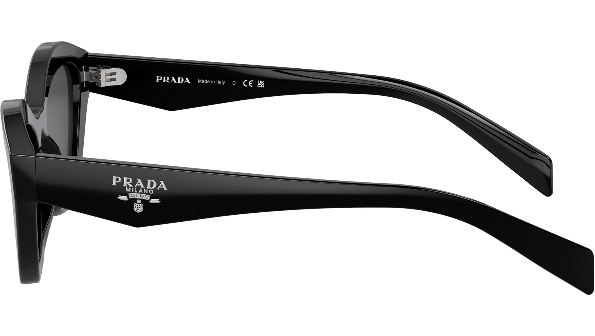 Prada PR A02S Sunglasses 16K08Z Black - eye-oo.com