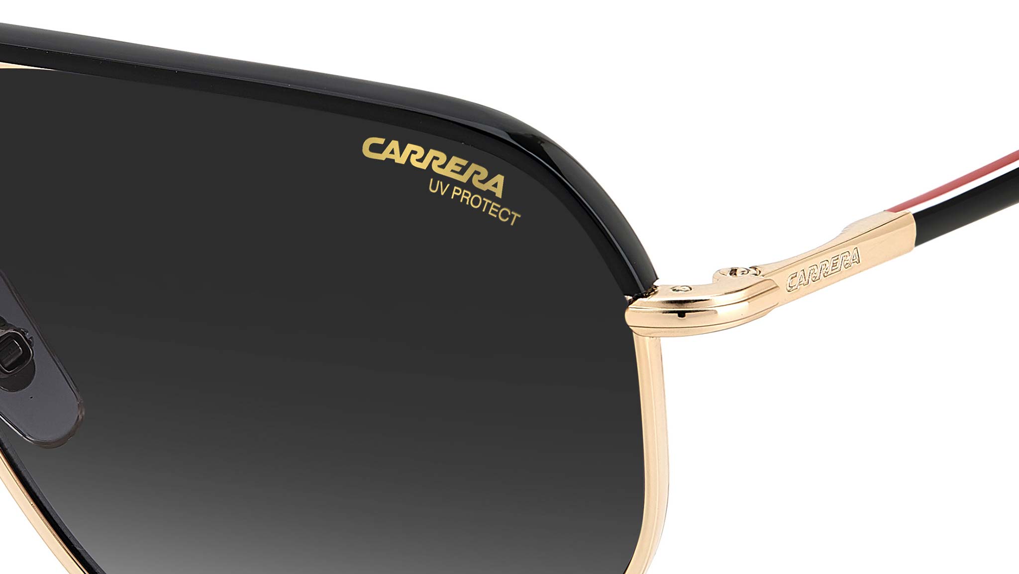 Carrera 304/S W97 9O Sunglasses Gold Striped Black - eye-oo.com