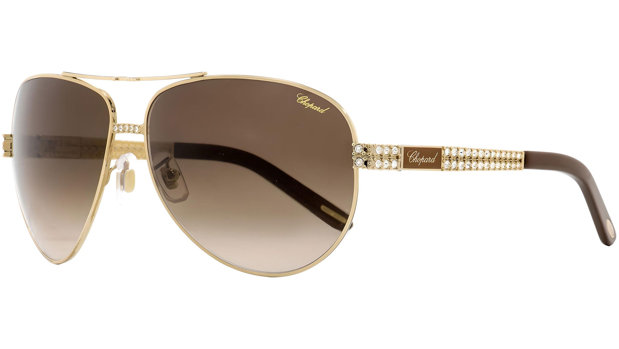 SCHB24S Chopard Sunglasses 0R26 Gold