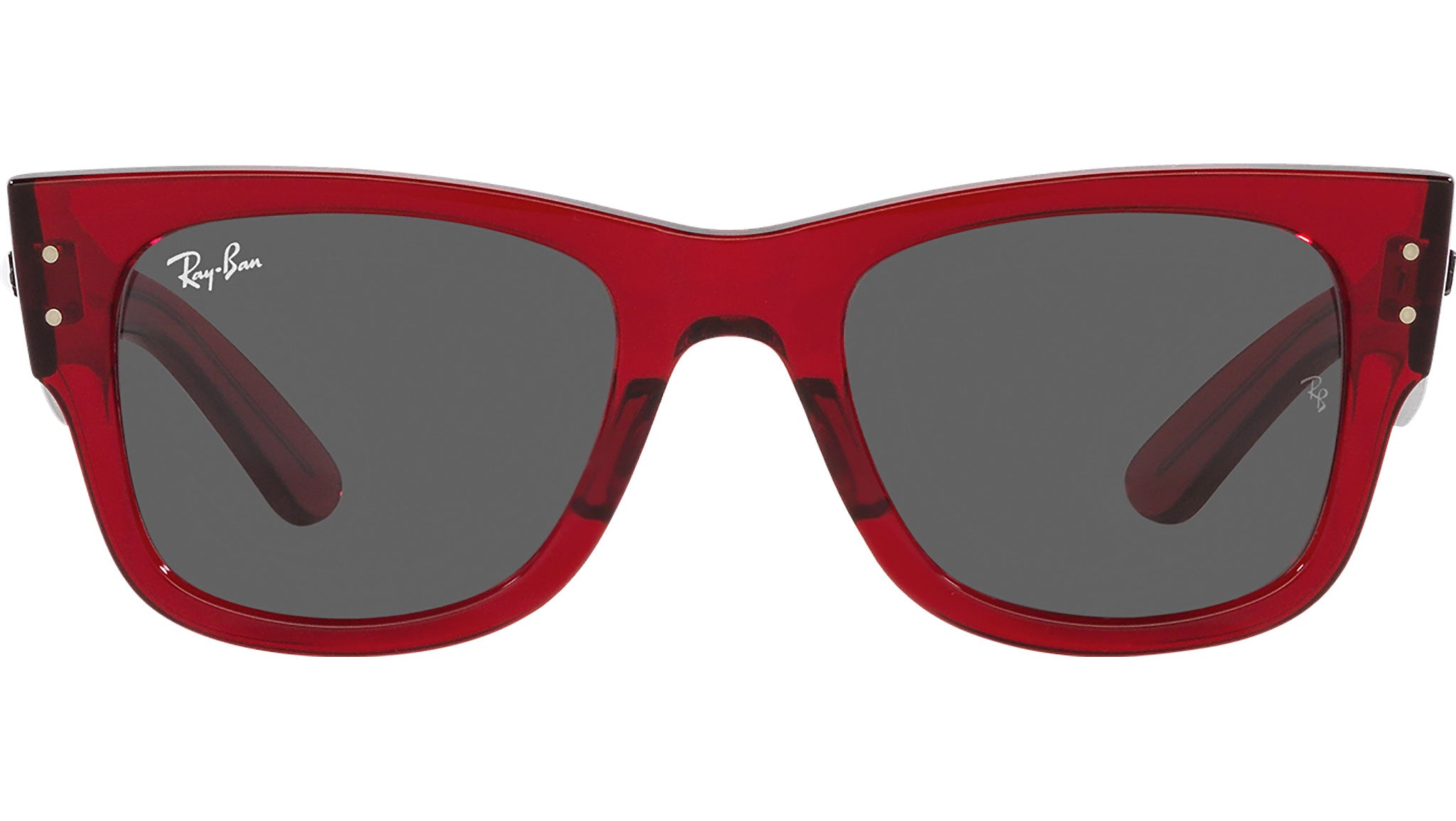 Ray-Ban Mega Wayfarer RB0840S 6679B1 Red Sunglasses - eye-oo.com