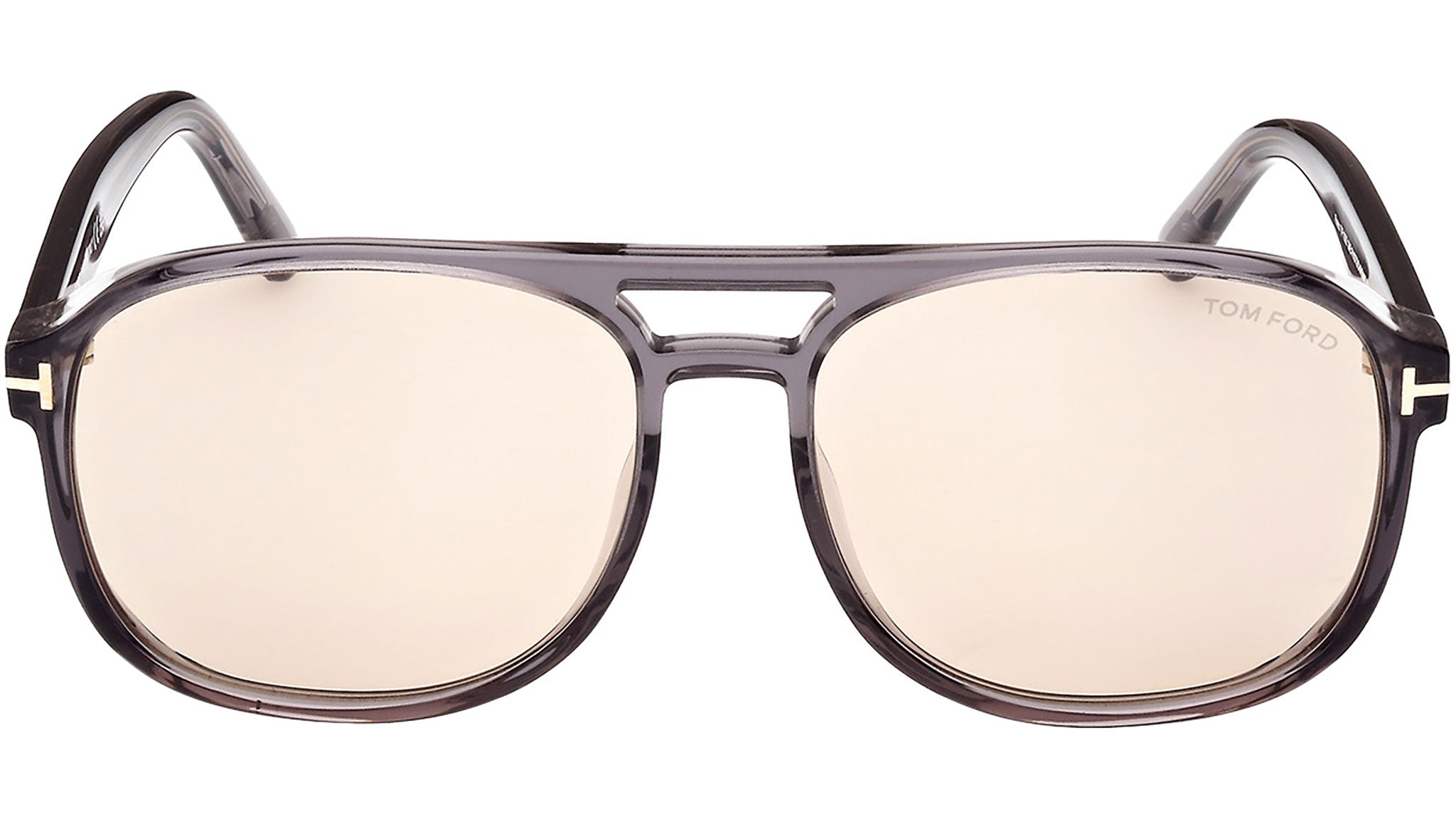 Tom Ford Rosco FT1022 Sunglasses 20E Shiny Grey Crystal