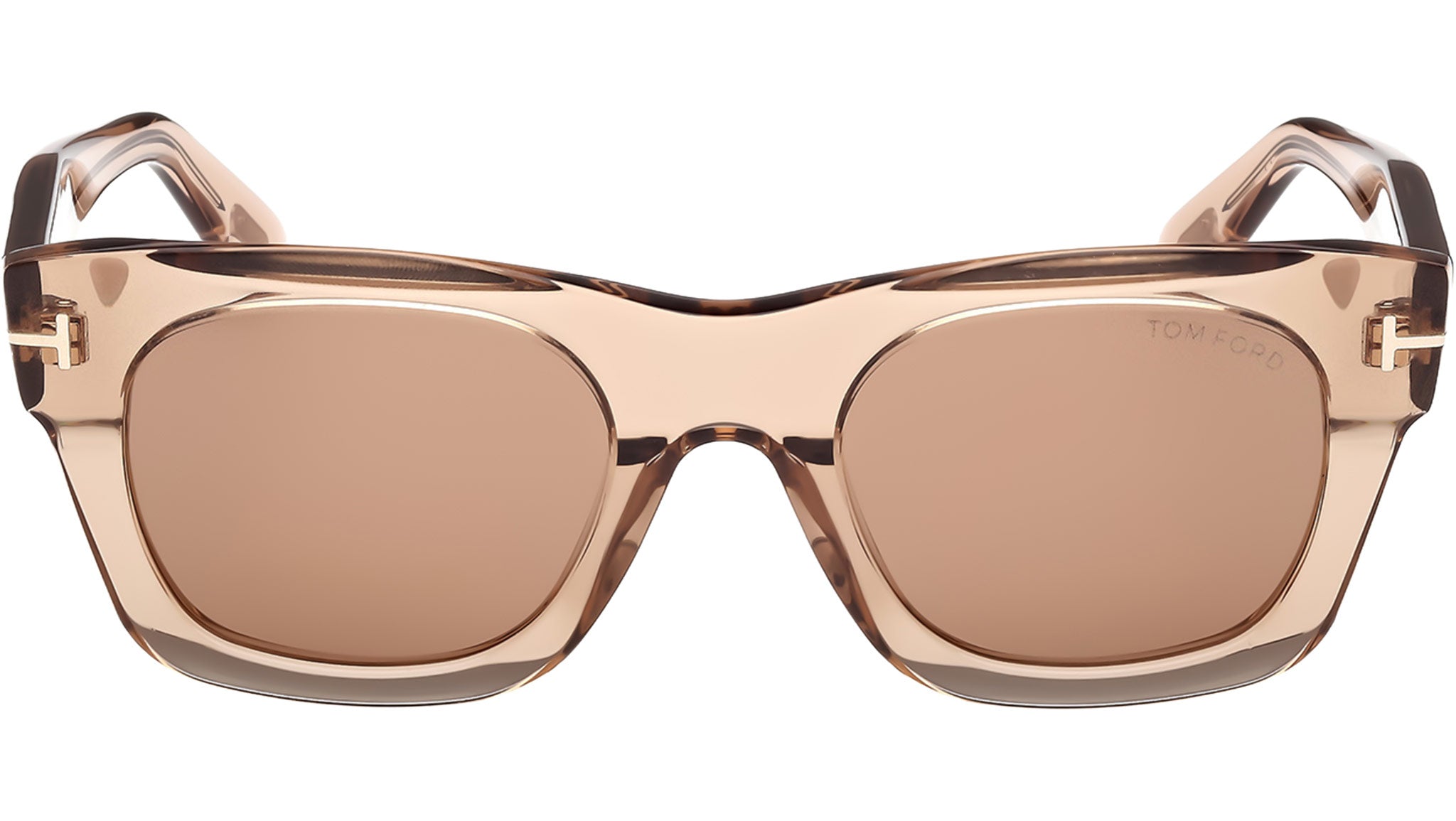 Tom Ford Emma-02 Sunglasses FT1314 45E Shiny Light Brown - eye-oo.com