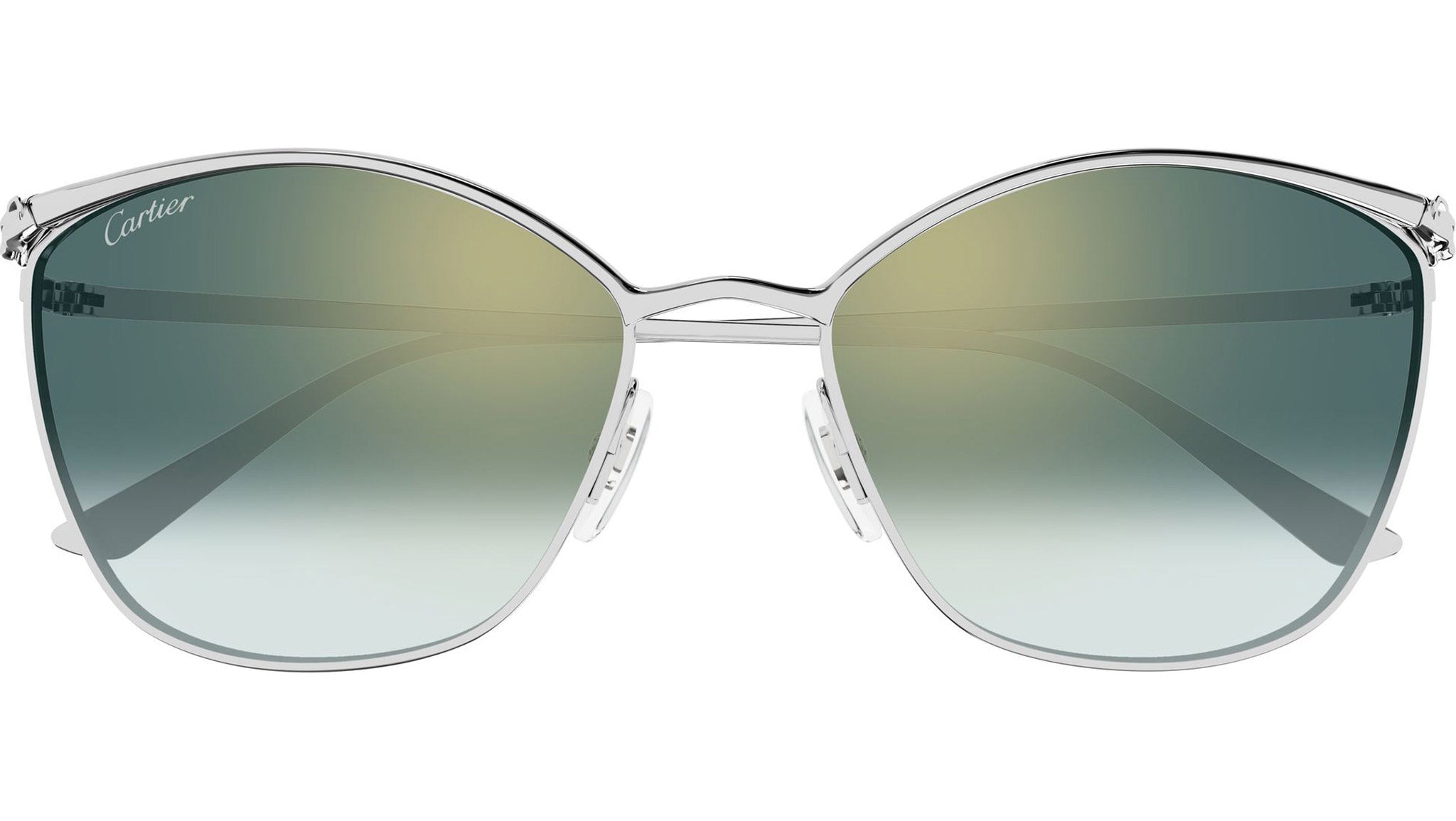 Cartier CT0595S Sunglasses 003 Shiny Silver - eye-oo.com display picture 1