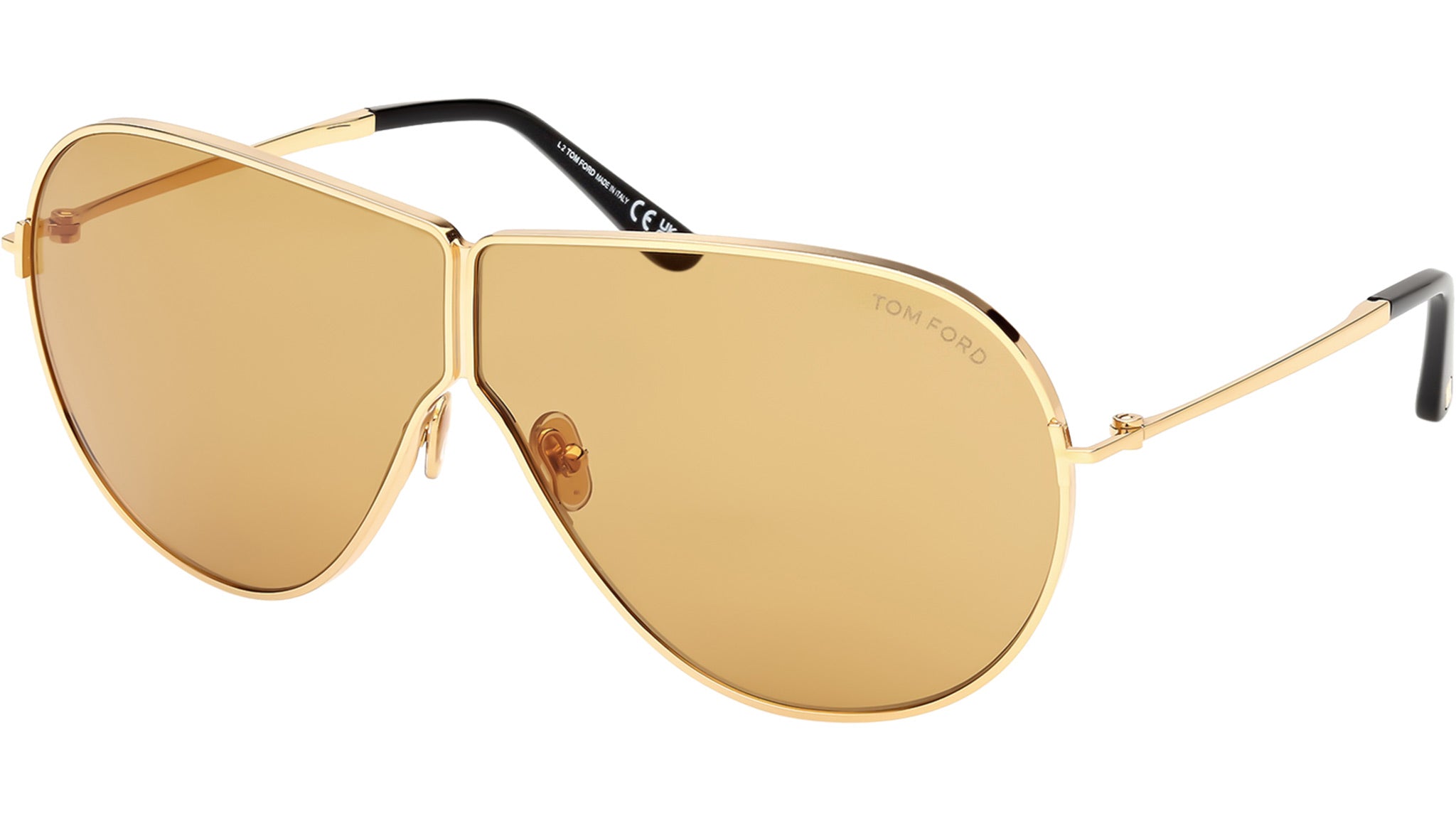 Tom Ford Keating Sunglasses FT1158 30E Shiny Deep Gold - eye-oo.com