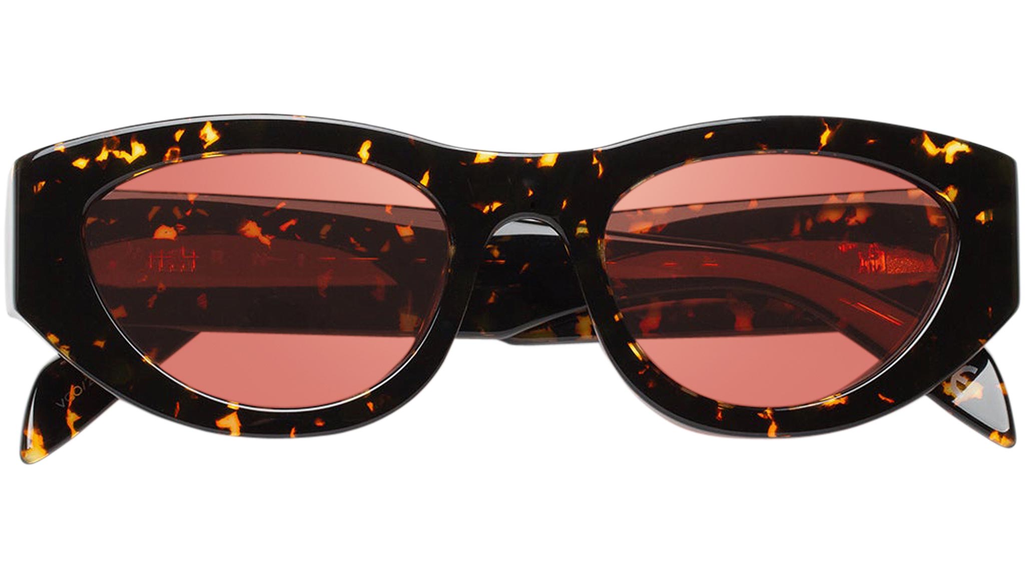 MARNI グラデーションポロ サイズ44 Marni Eyewear Rainbow Mountains Havana Rossa Sunglasses VGO - eye