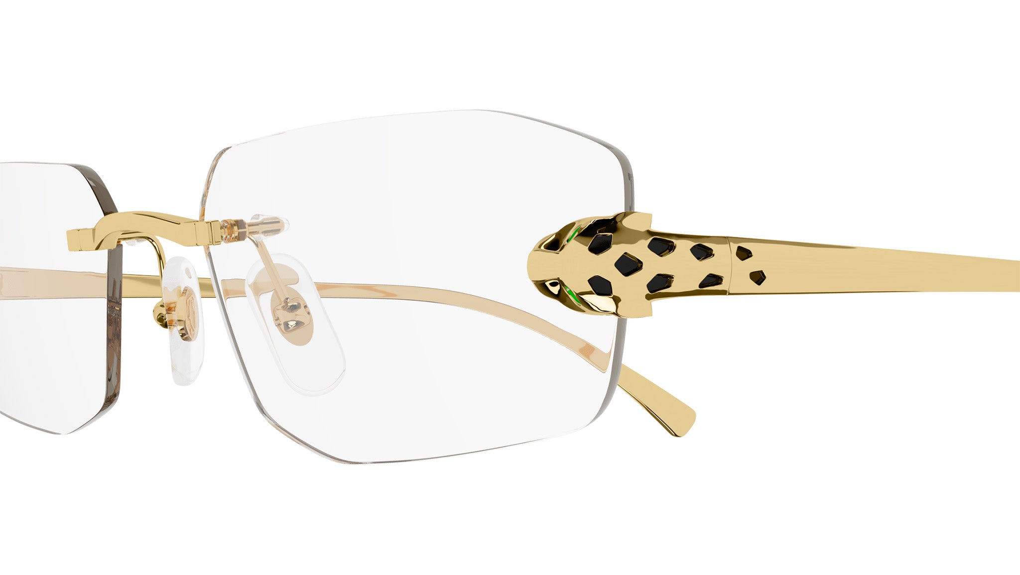 Cartier CT0494O 001 Eyeglasses Shiny Gold - eye-oo.com