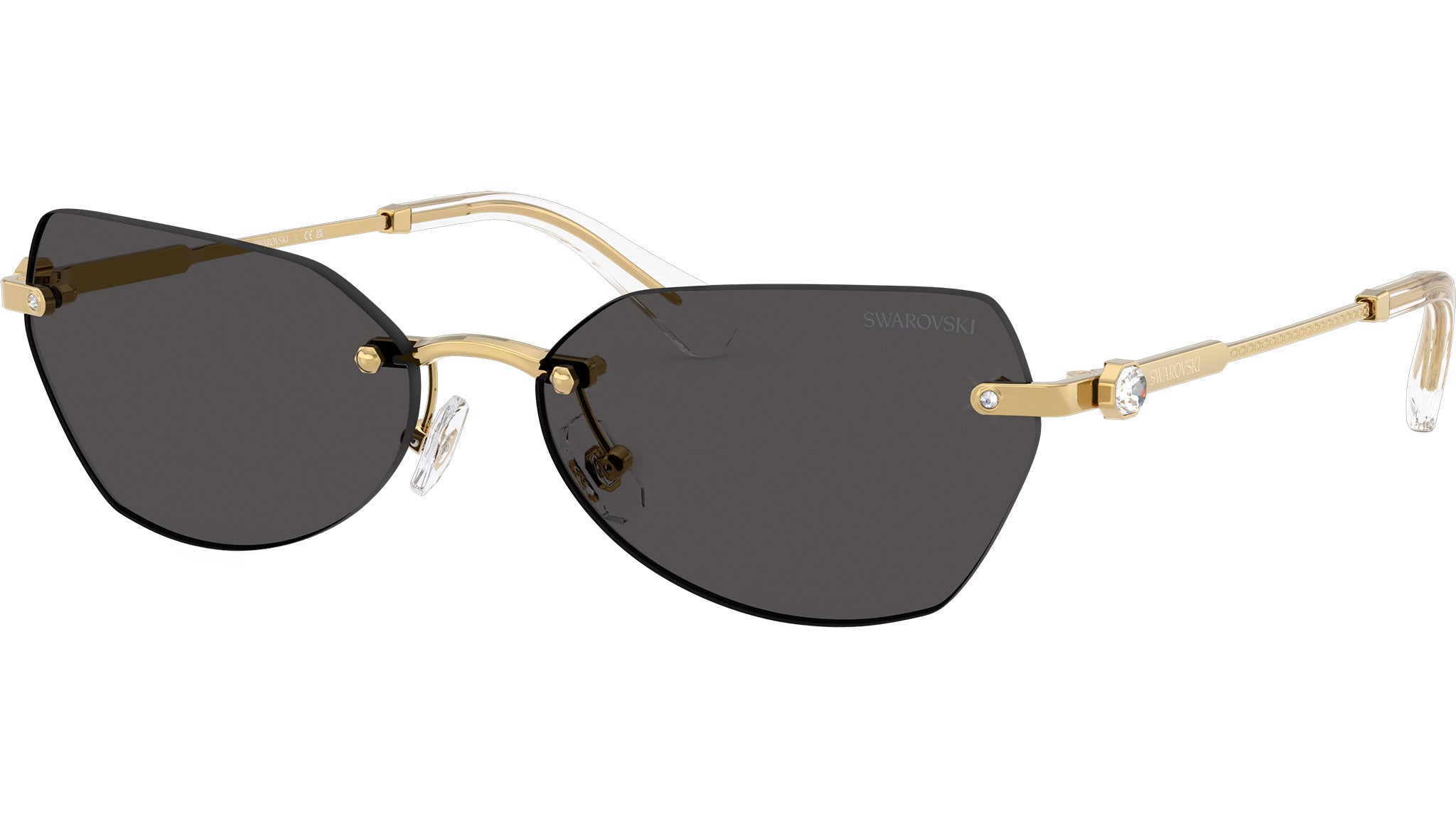 0SK7038 Swarovski Sunglasses 400487 Gold - eye-oo.com